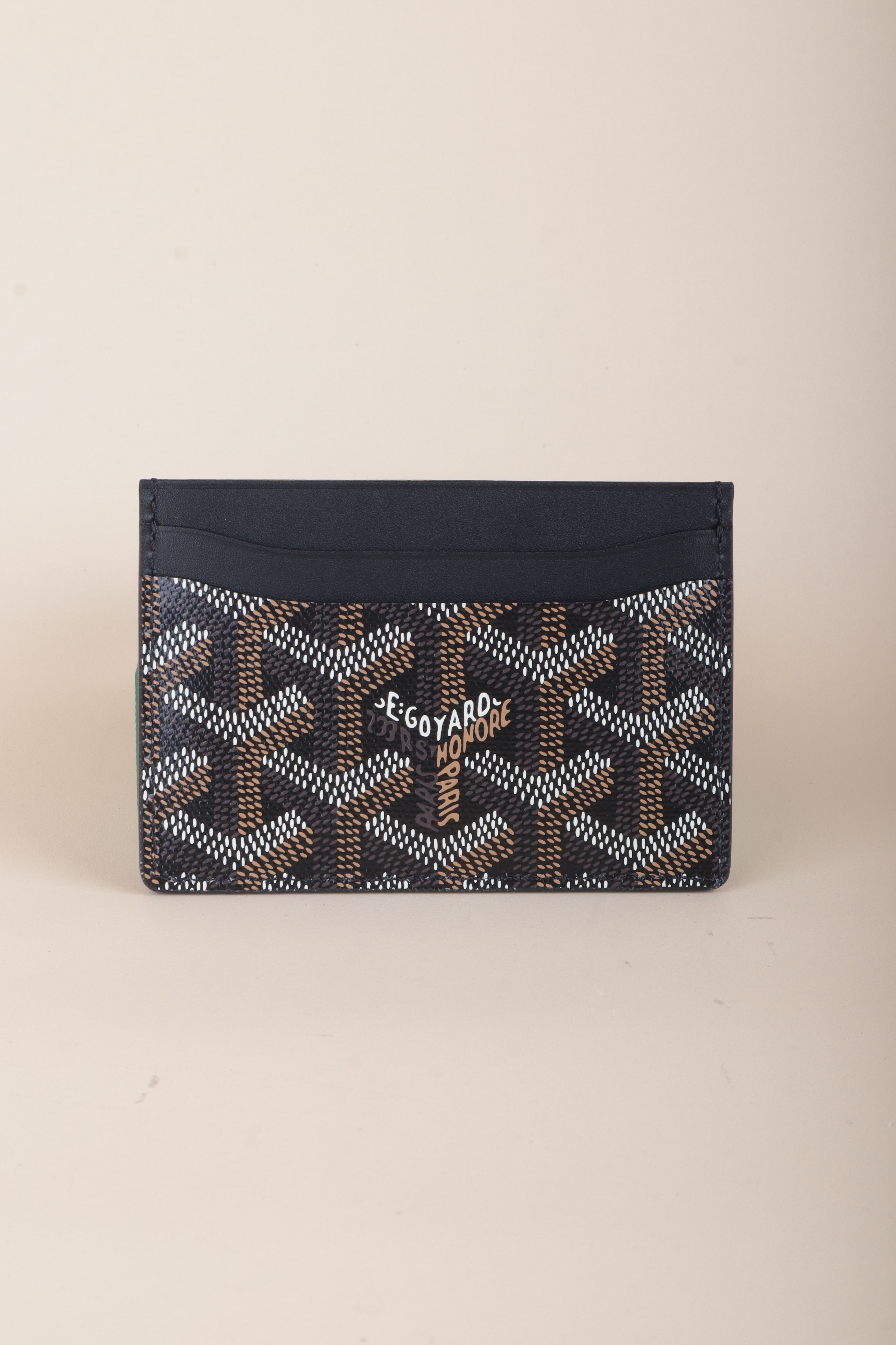 Goyard Black Saint Sulpice Card Holder