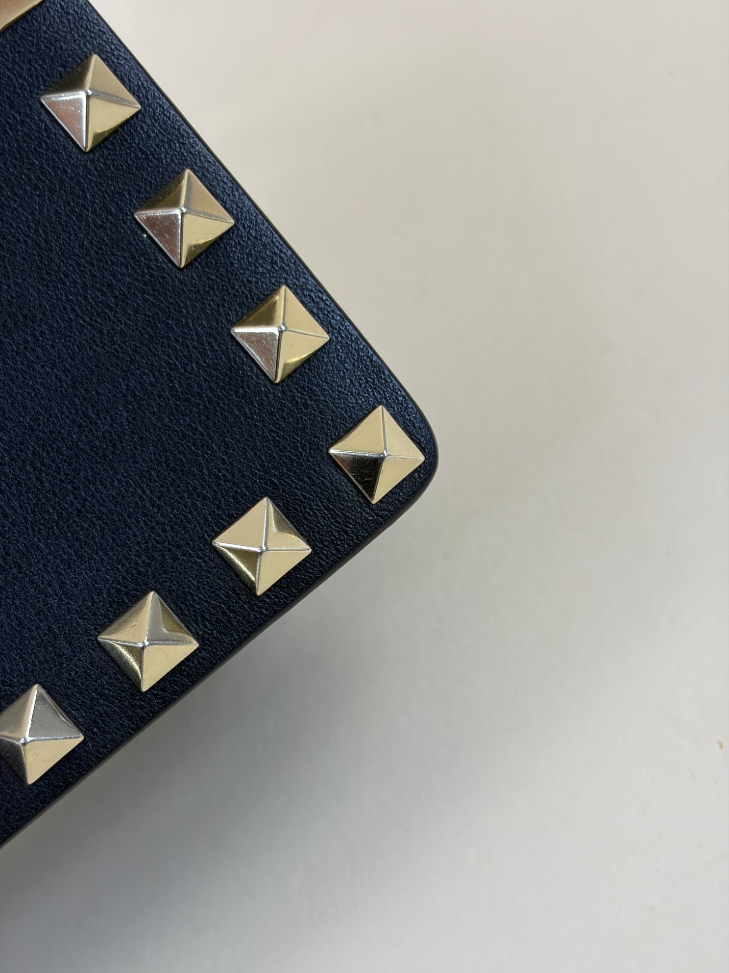 Valentino black Rock stud Mini Chain Crossbody Bag