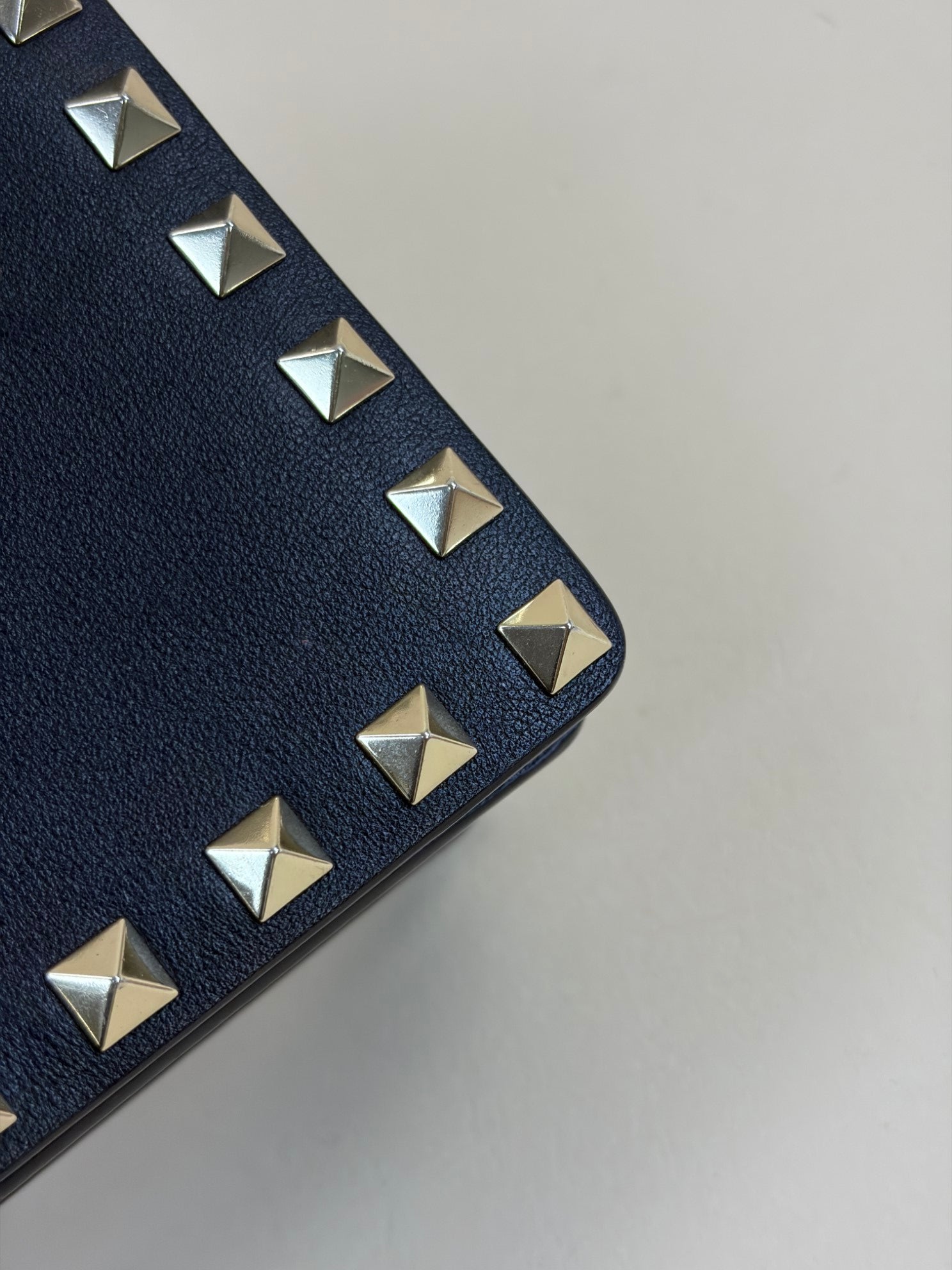 Valentino black Rock stud Mini Chain Crossbody Bag