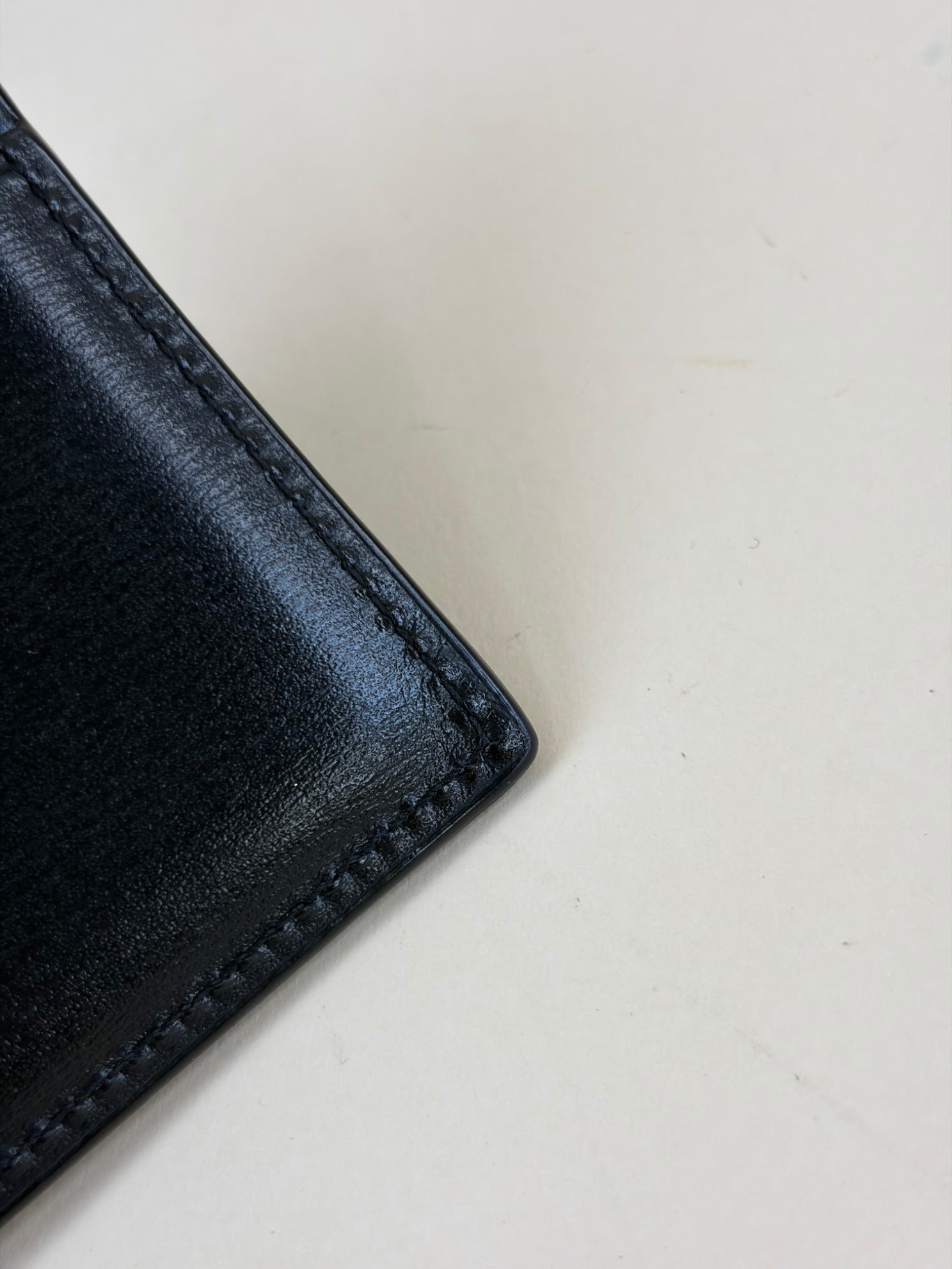 YSL Tiny Cassandre smothcalf black leather