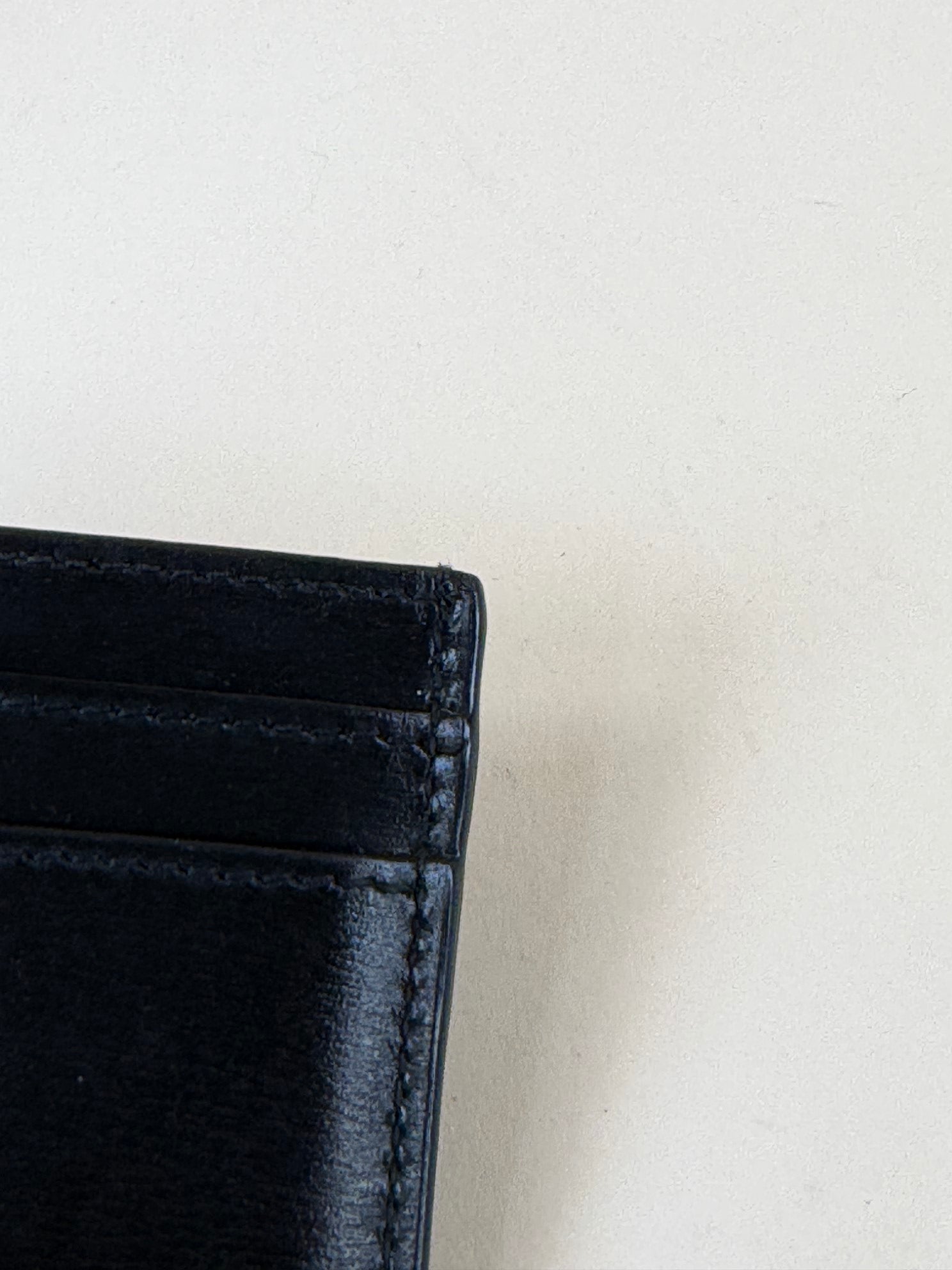 YSL Tiny Cassandre smothcalf black leather