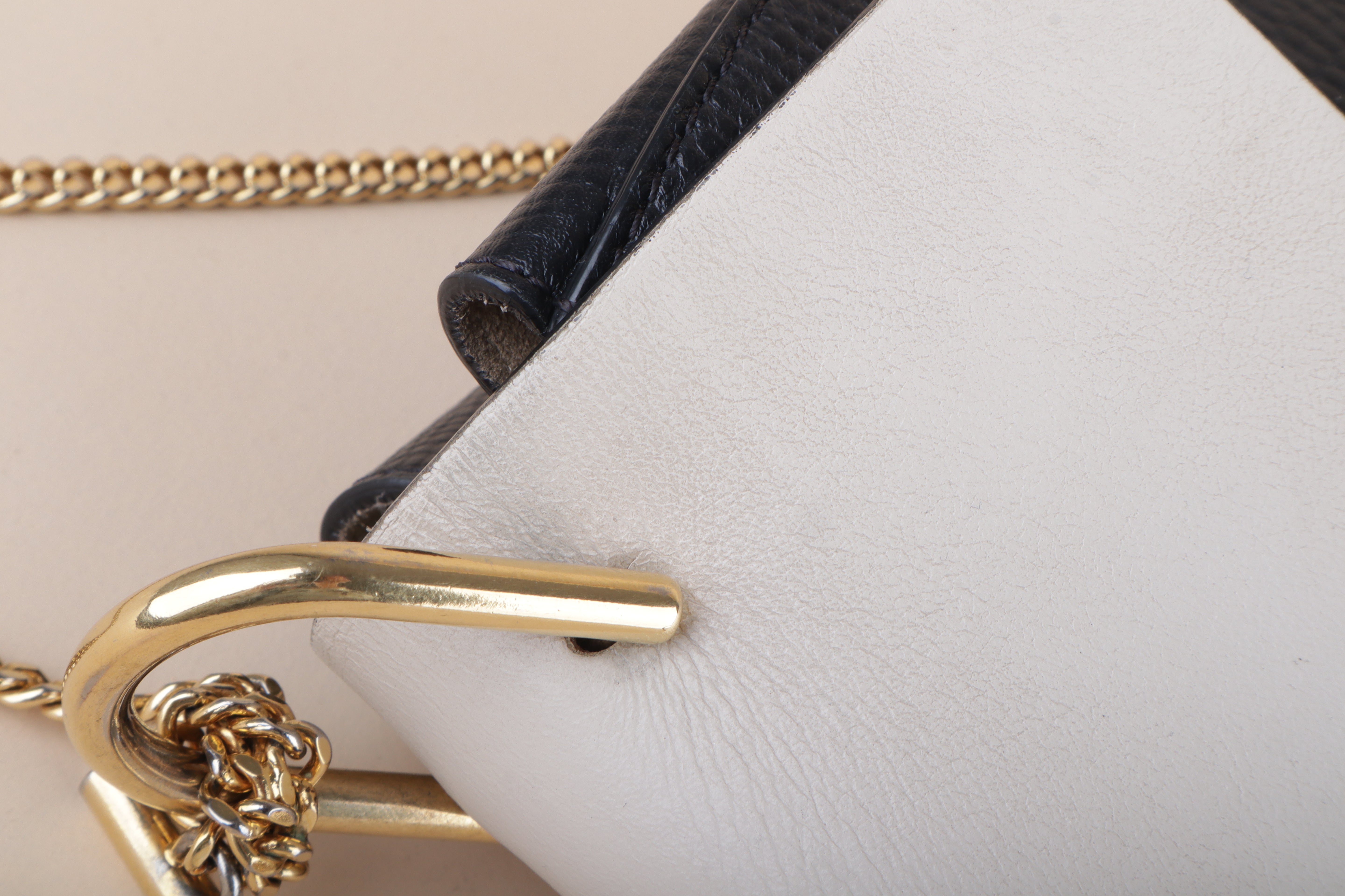 Chloe Bicolor Small Drew Crossbody Bag