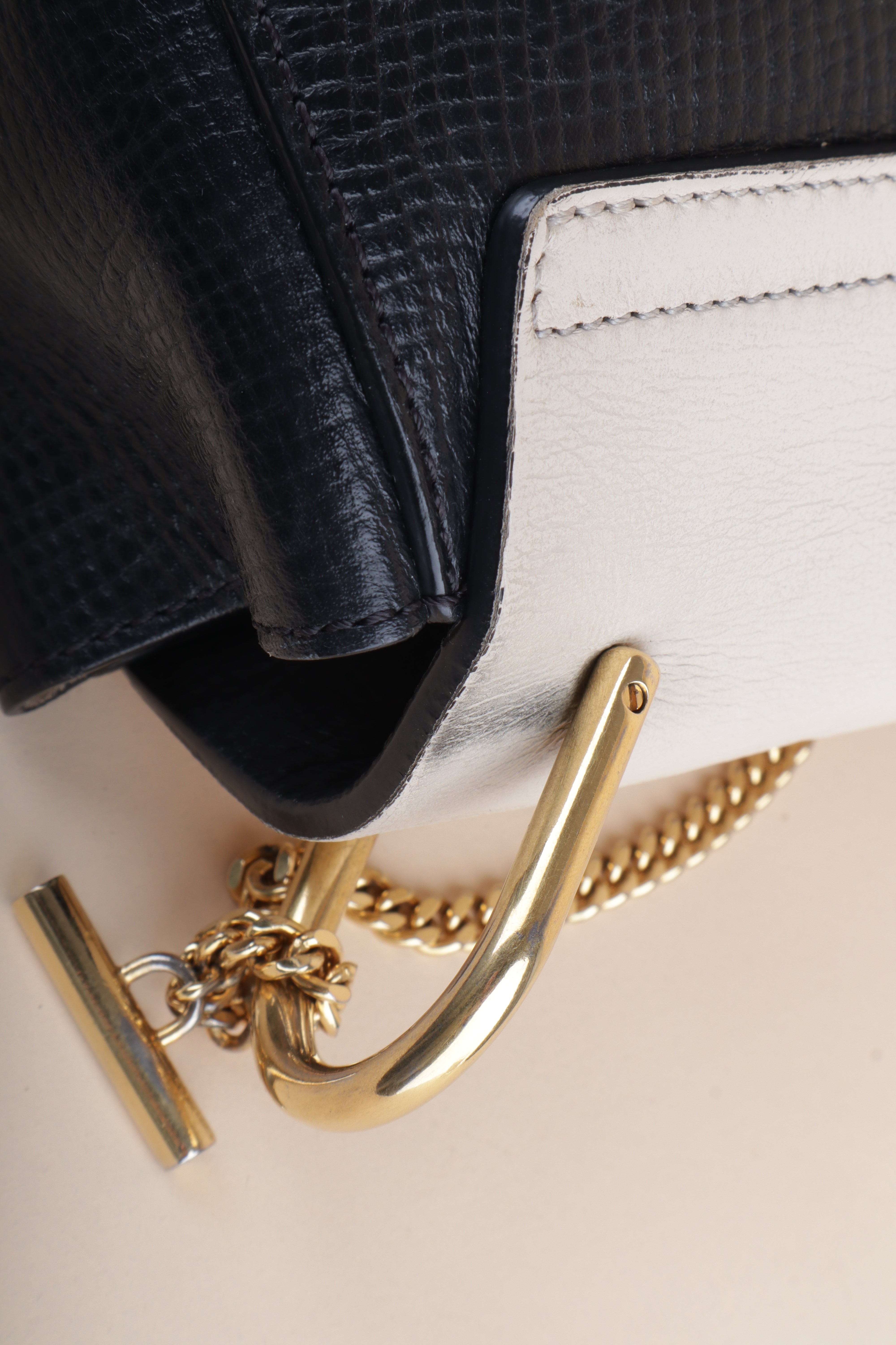 Chloe Bicolor Small Drew Crossbody Bag