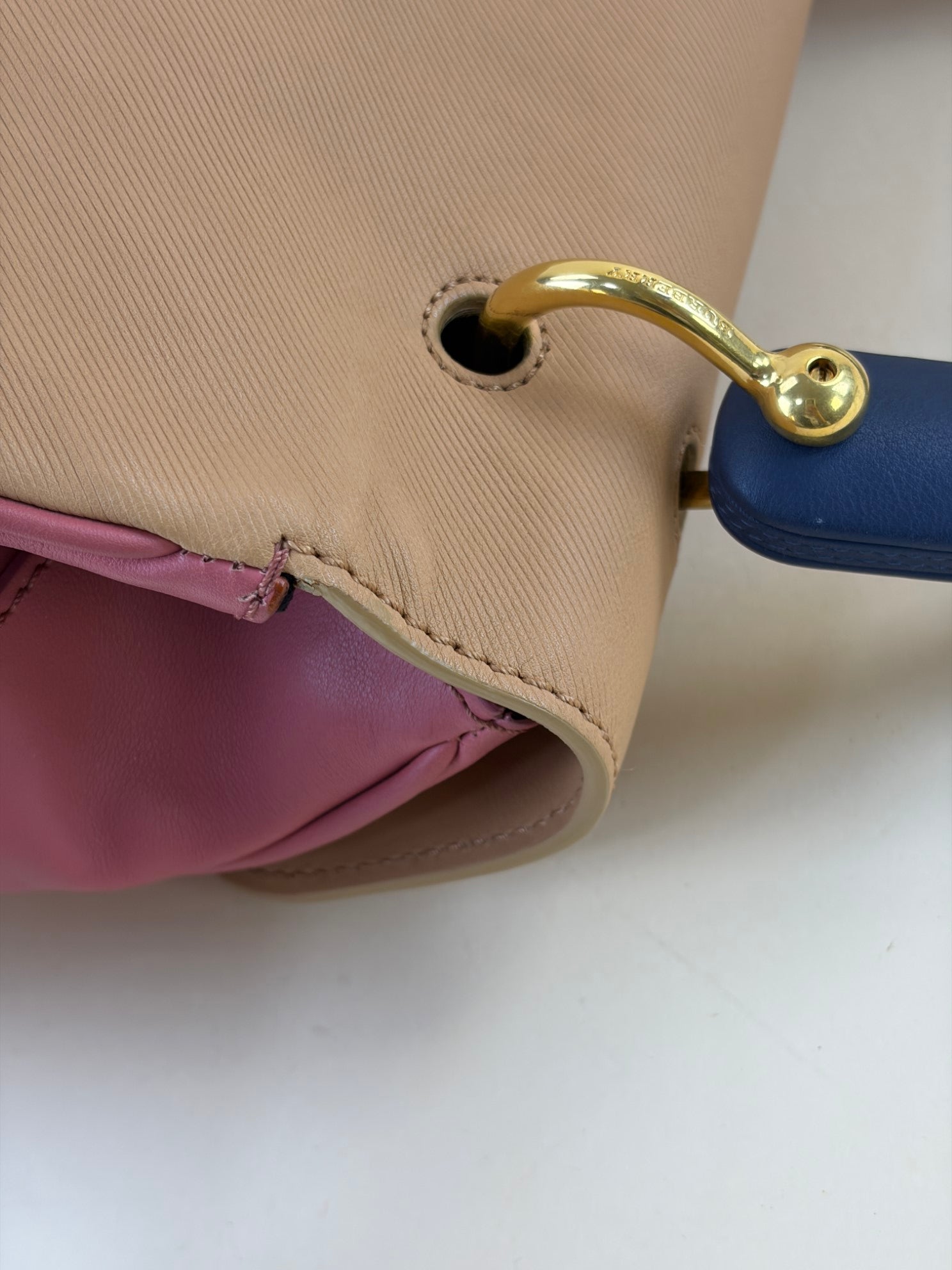 Burberry tri color medium DK Top Handle Bag