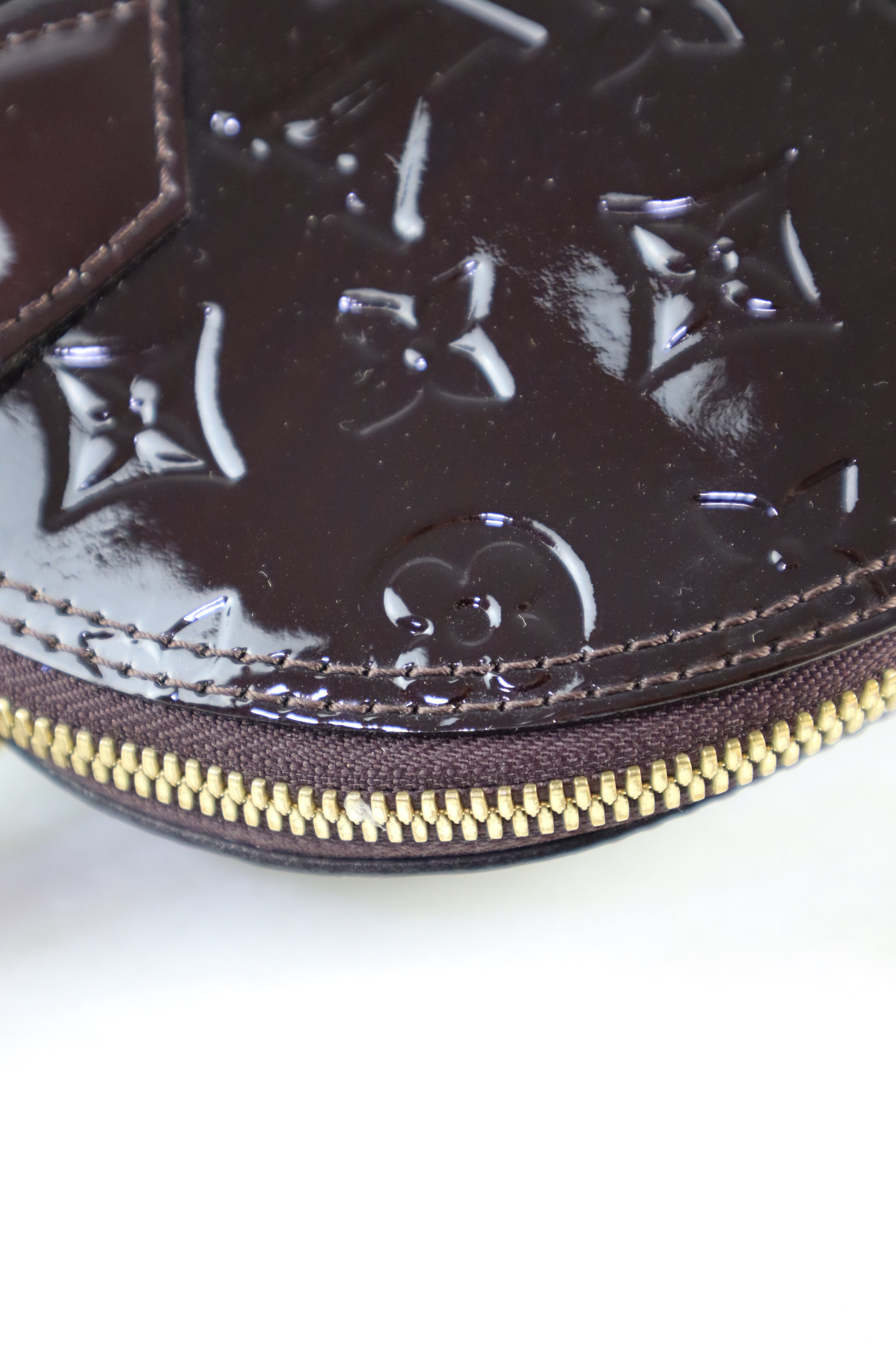 Louis Vuitton Black Vernis Alma Tote Bag
