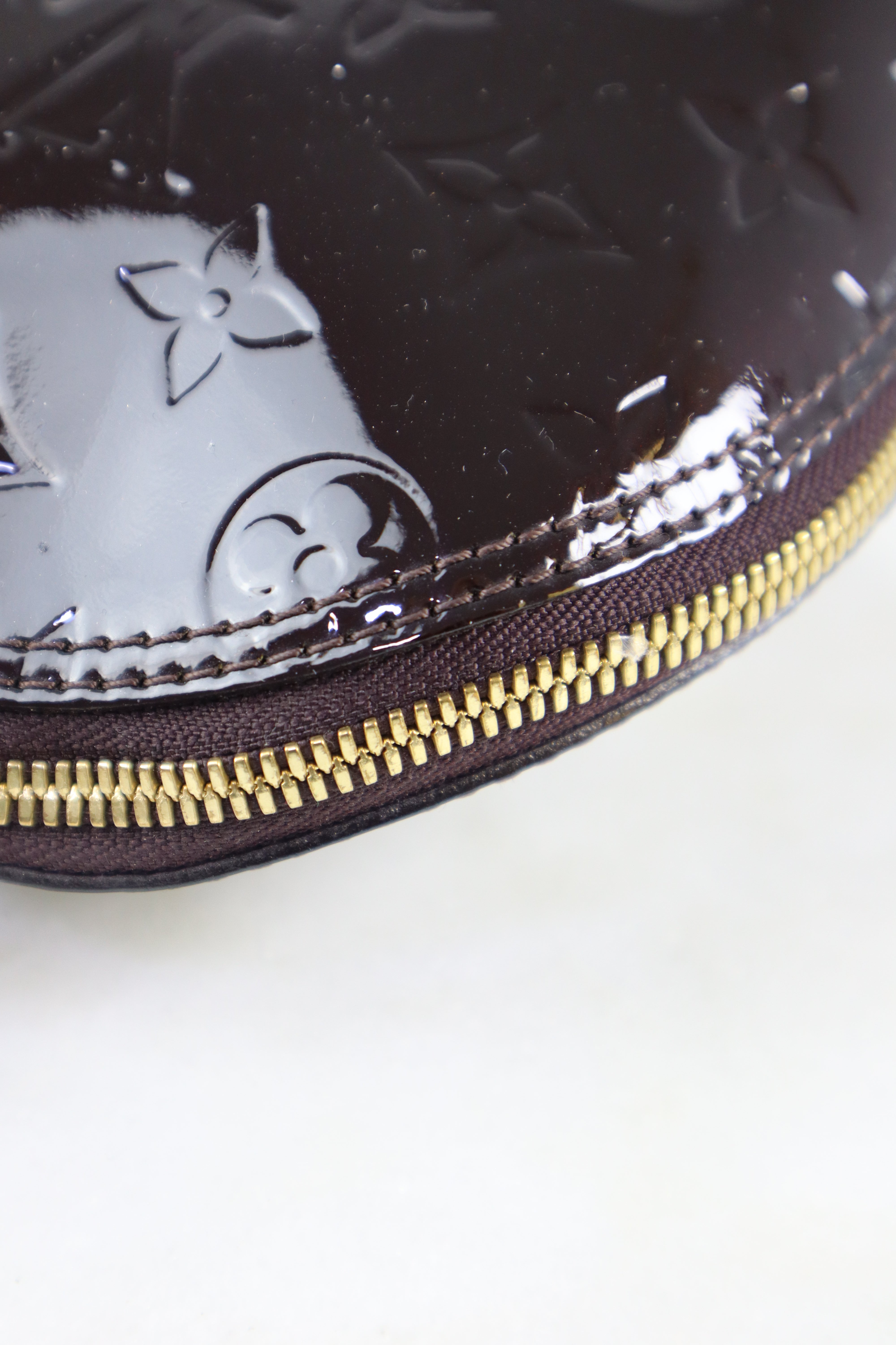 Louis Vuitton Black Vernis Alma Tote Bag