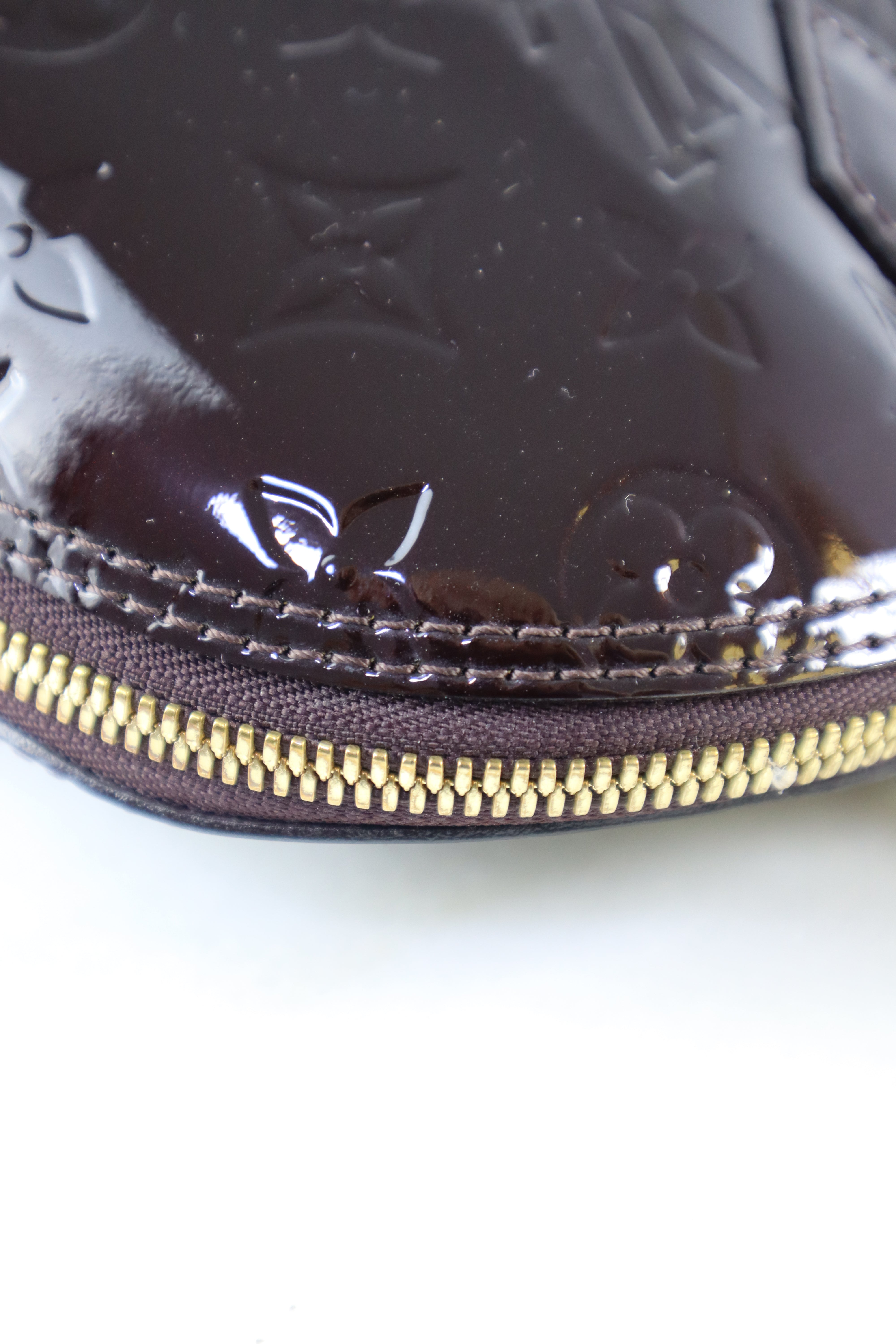 Louis Vuitton Black Vernis Alma Tote Bag