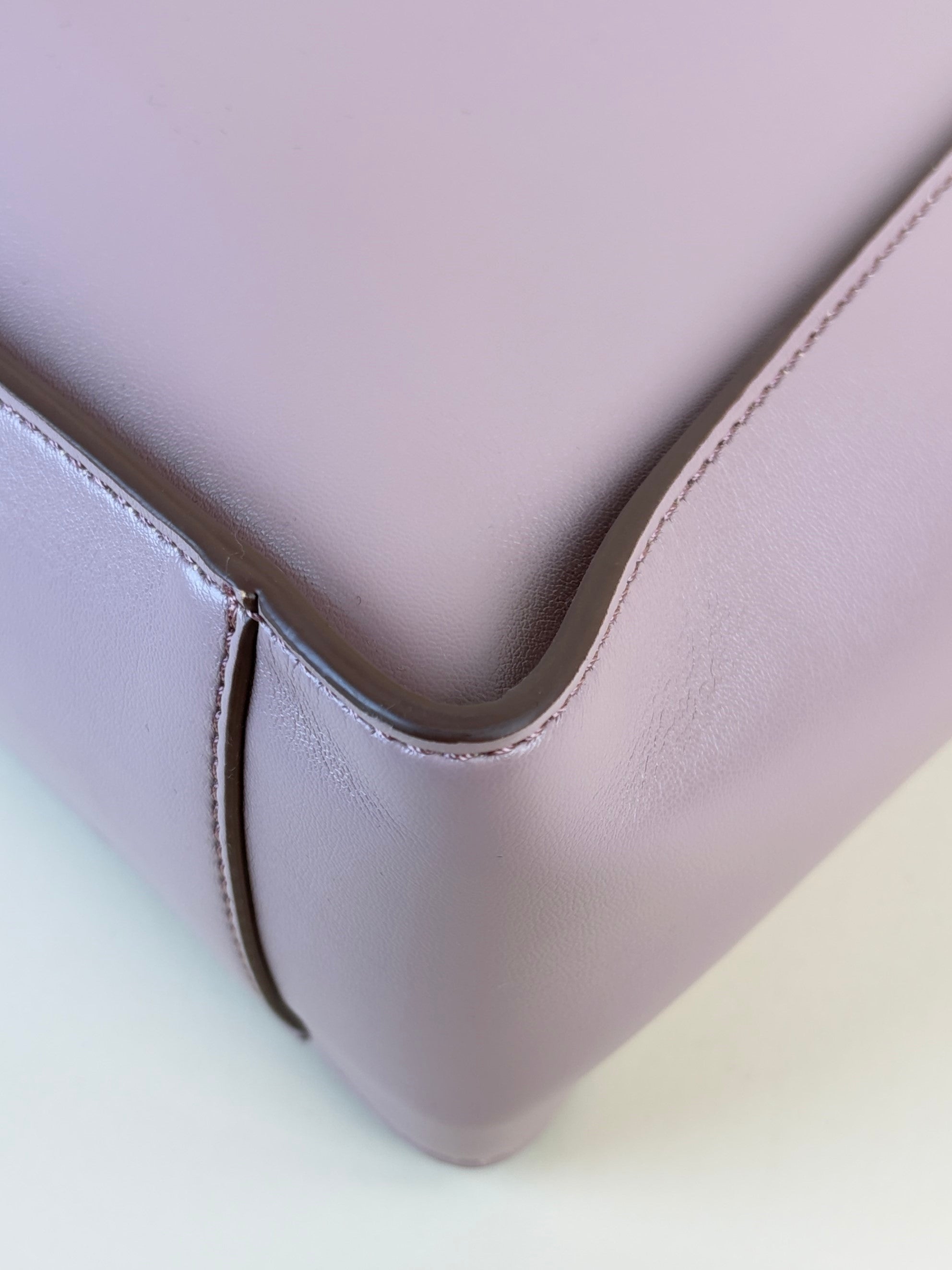 Stella Mccartney Powder Pink Nappa Logo Square Crossbody Bag