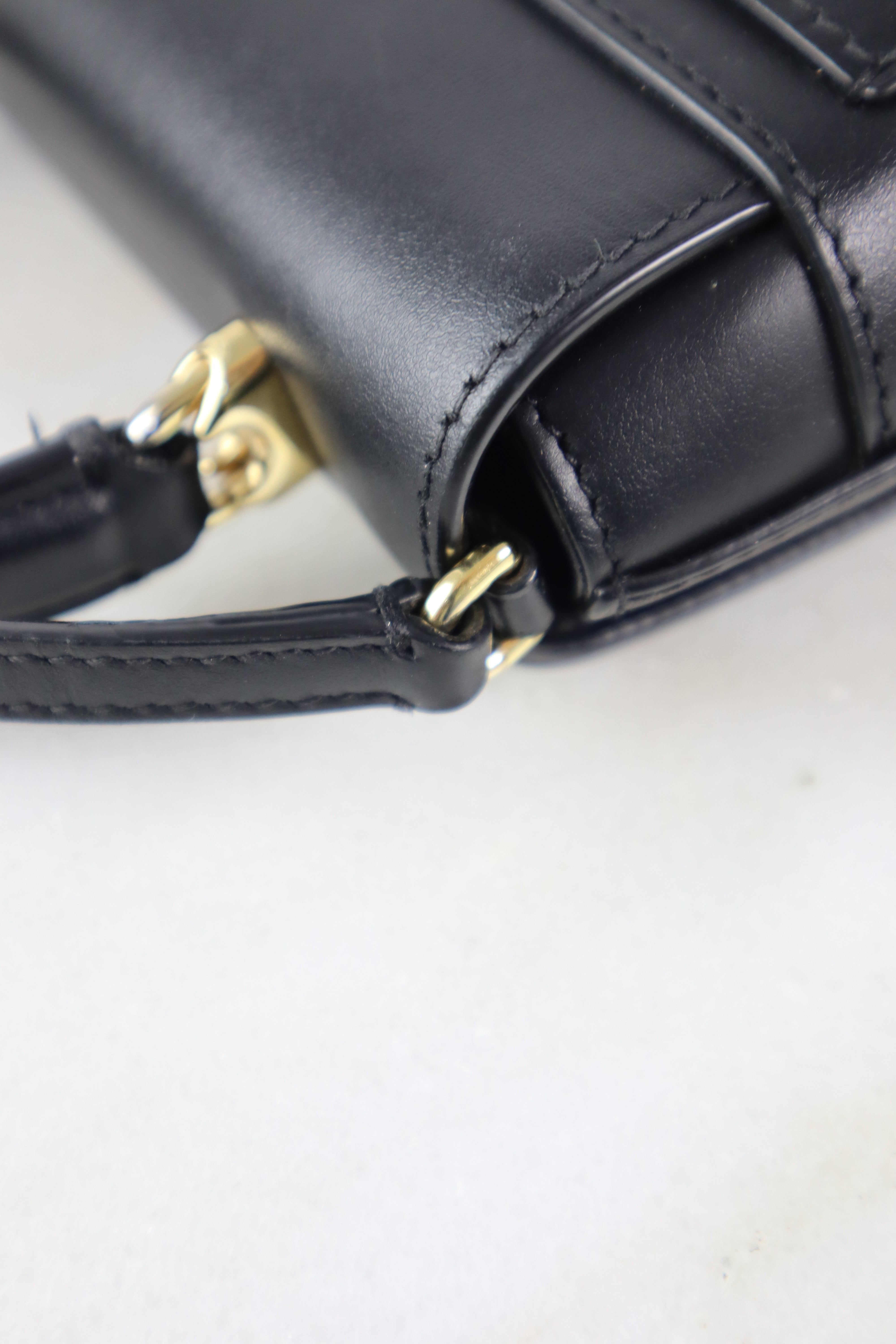 Dolce & Gabbana Black Top Handle W/ Strap
