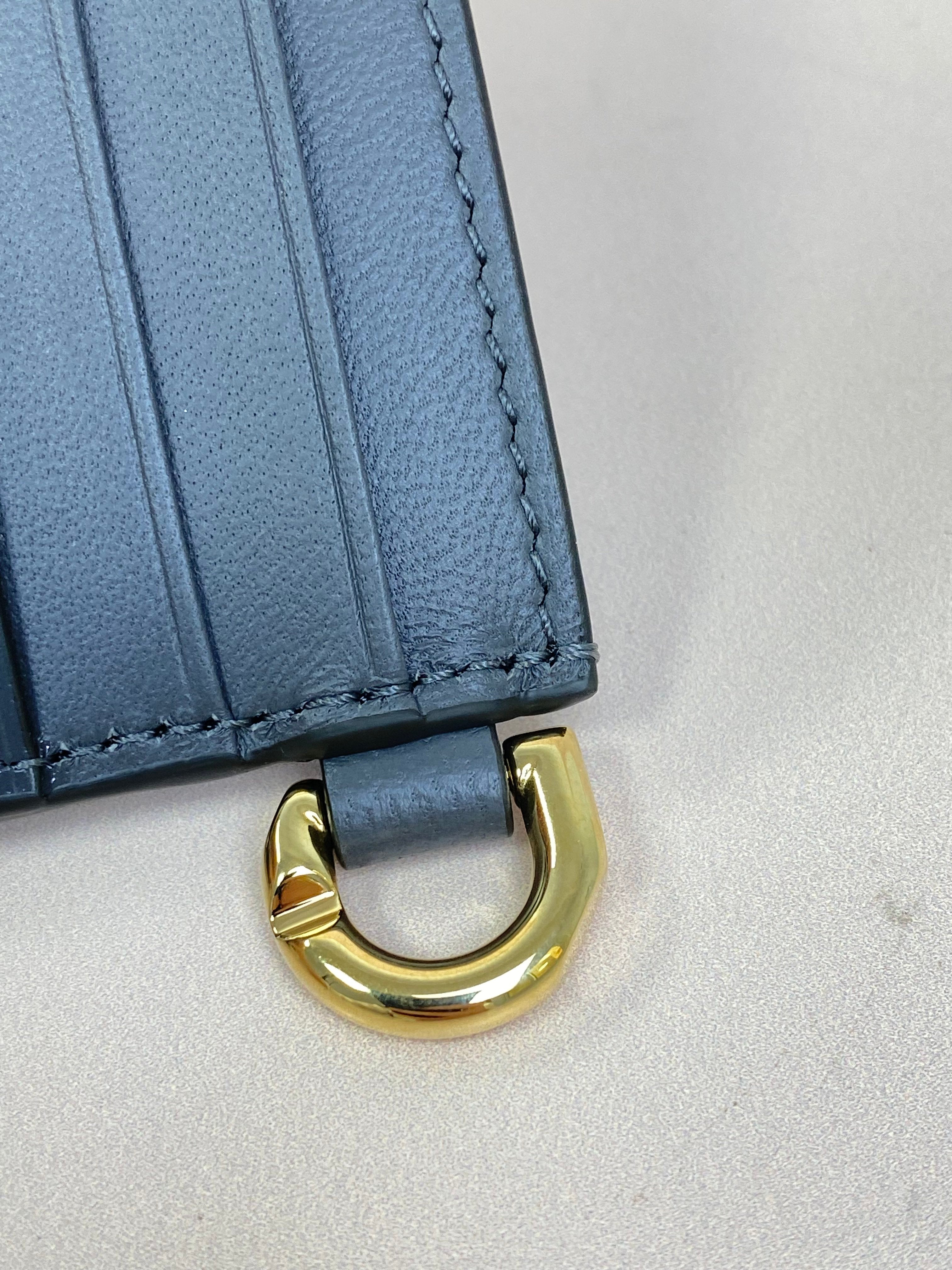 Givenchy Grey 4G Liquid Card Holder