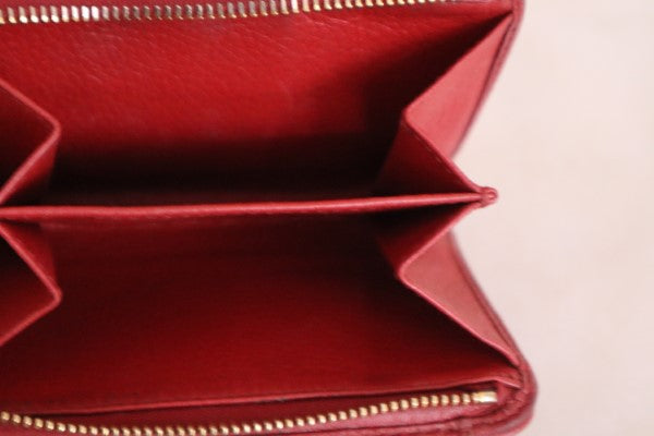 Prada Red Small Wallet