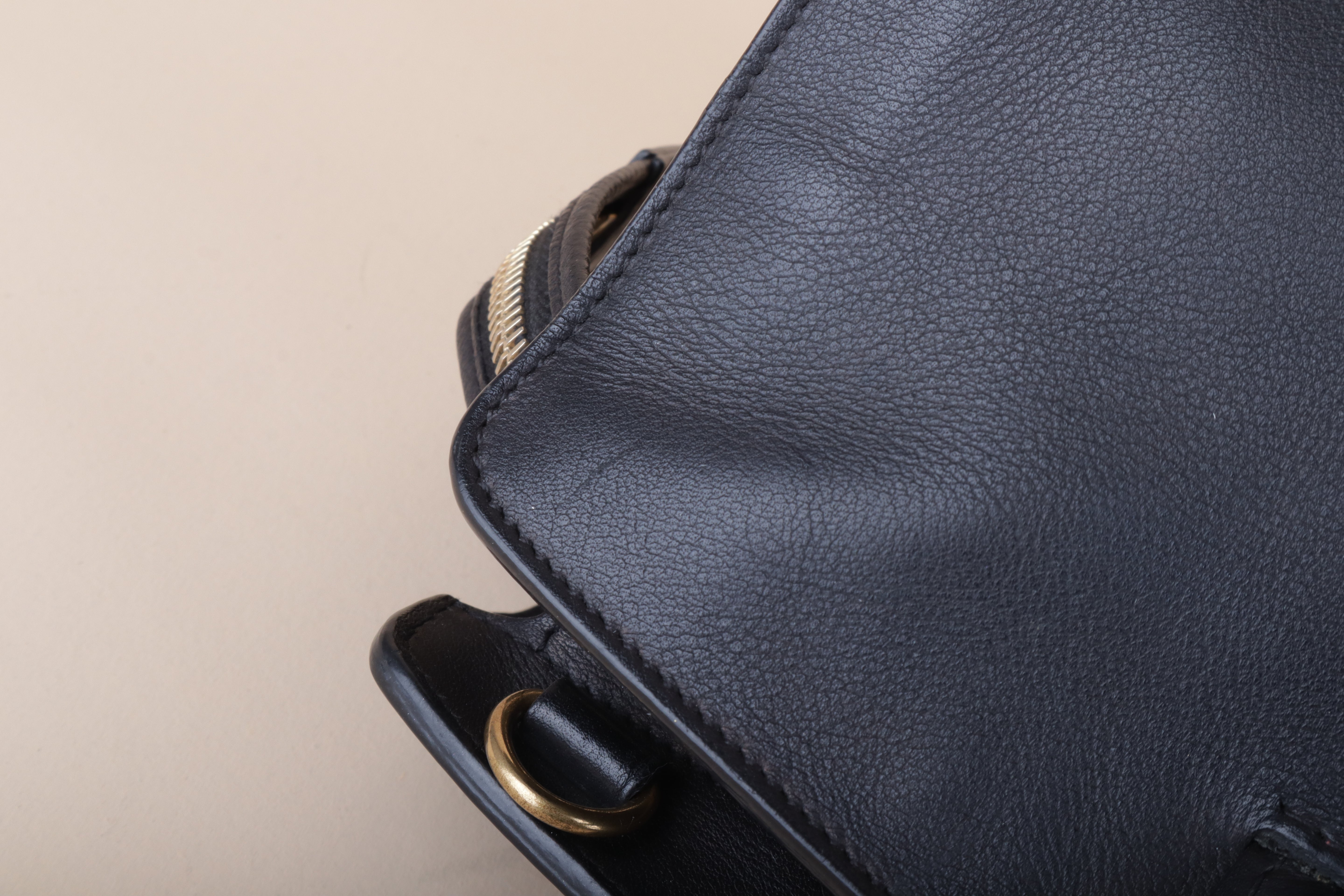 YSL Black Downtown Cabas Small Top Handle Bag