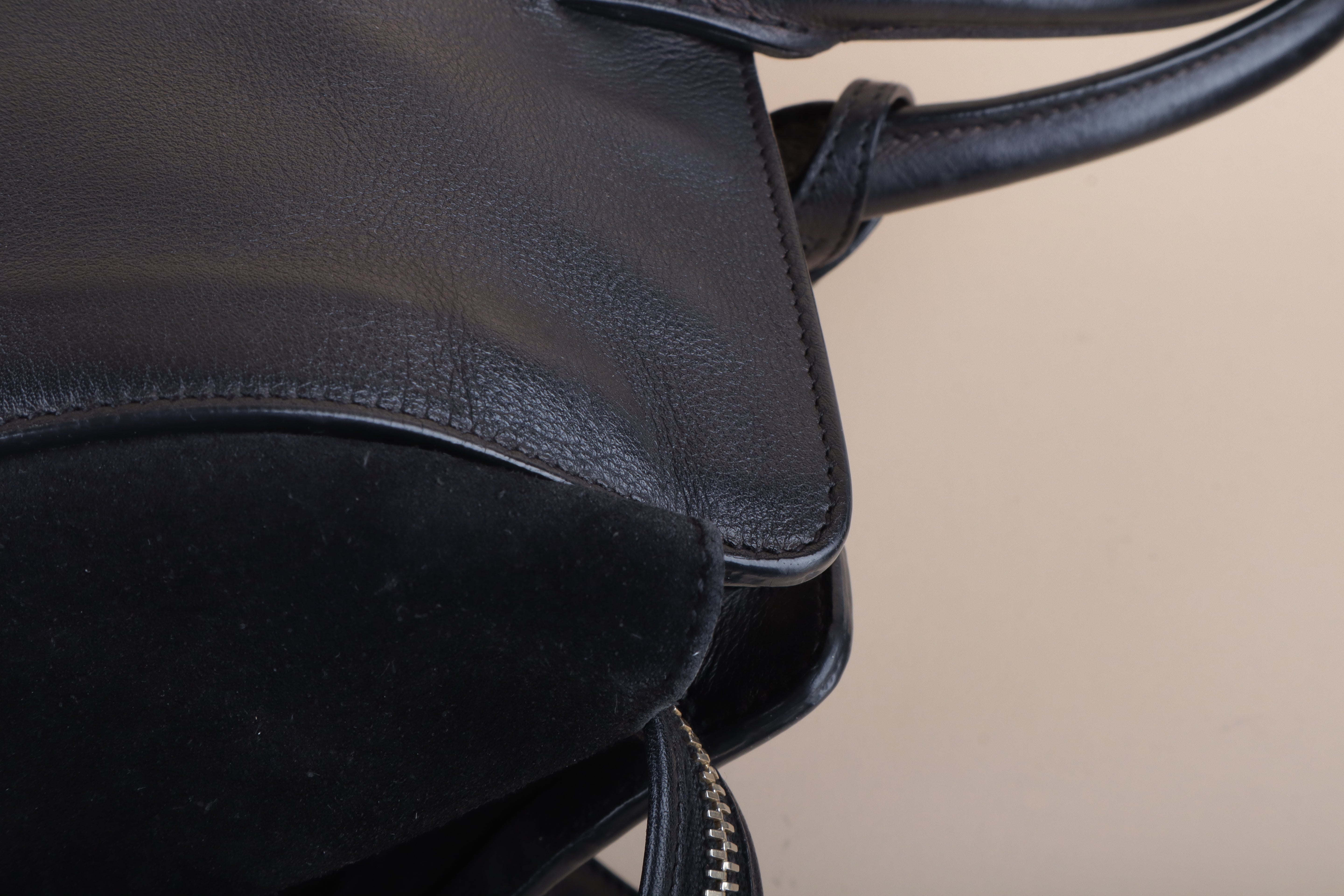 YSL Black Downtown Cabas Small Top Handle Bag