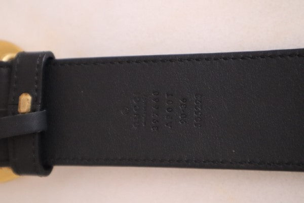 Gucci Black Belt 36