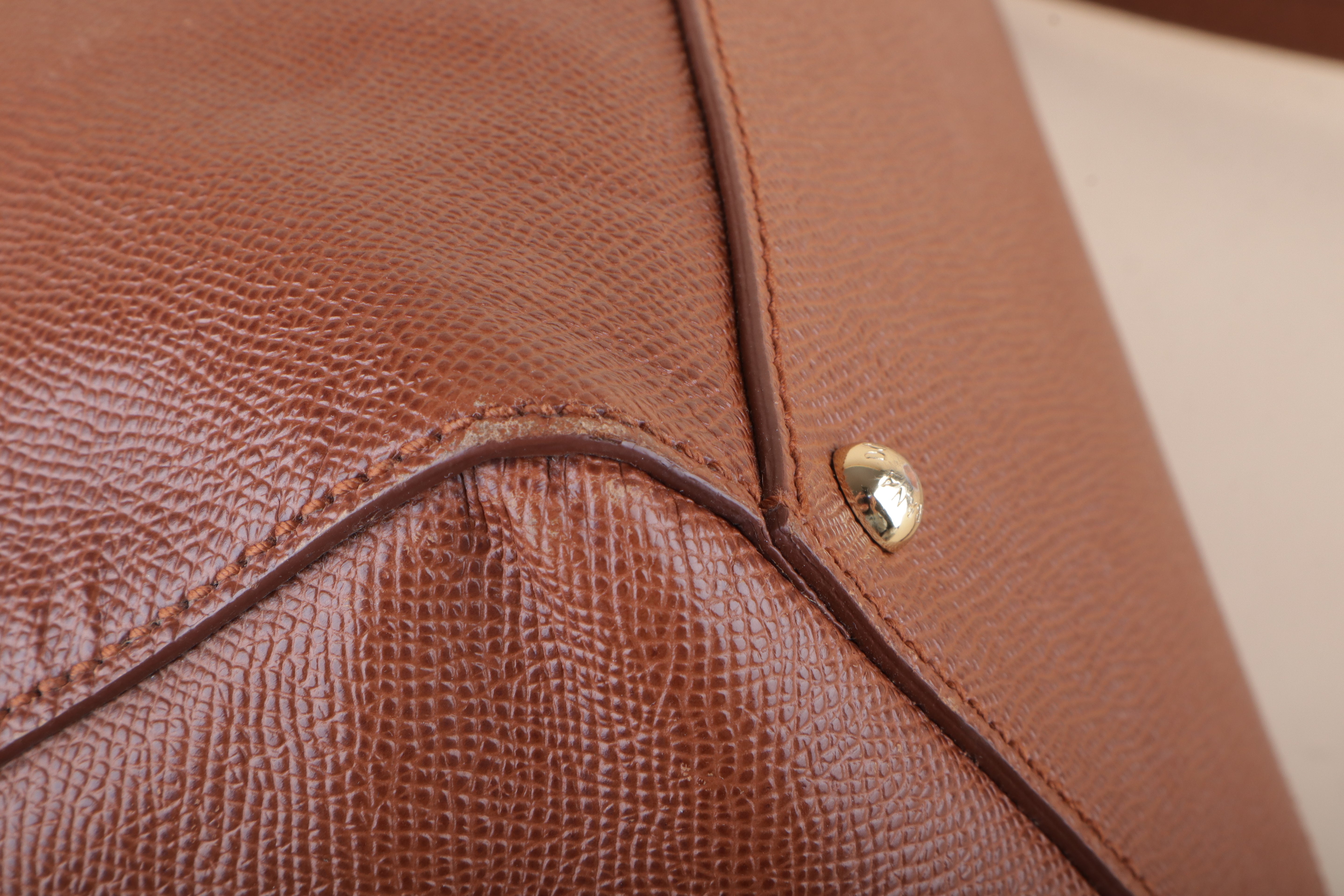 Dolce & Gabbana Camel Miss Sicily Boston Bag