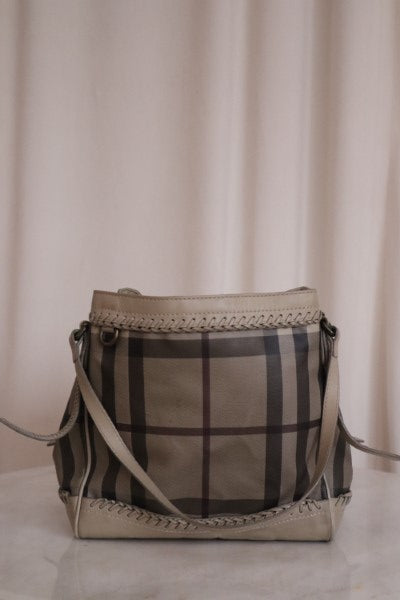 Burberry Smoked Nova Check Shoulder Bag