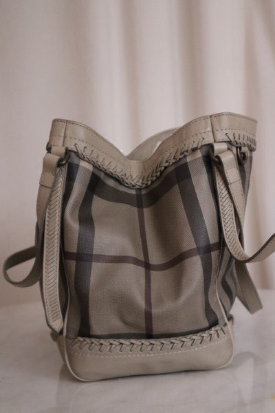 Burberry Smoked Nova Check Shoulder Bag