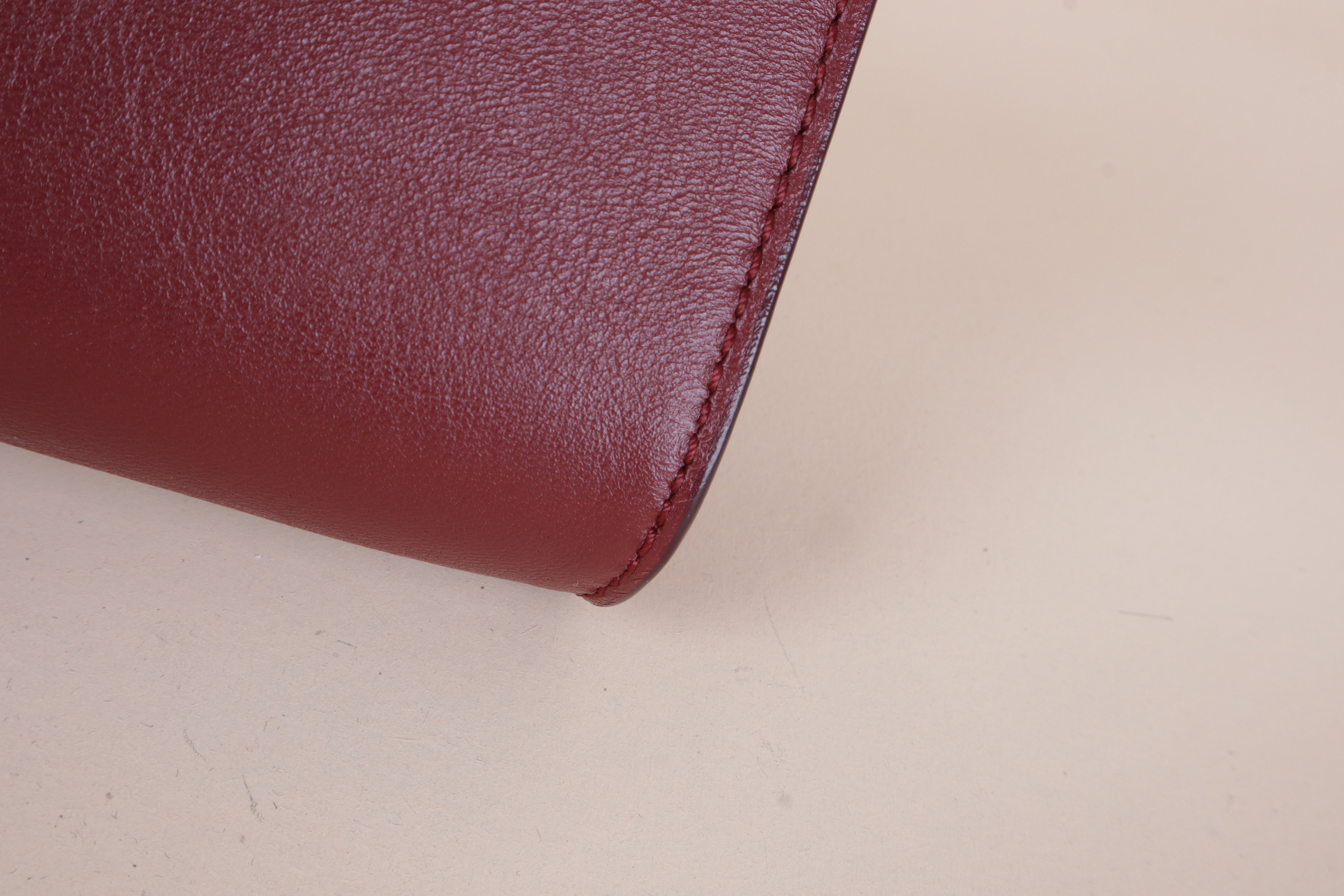 Chloe Burgandy mini Faye Crossbody Bag