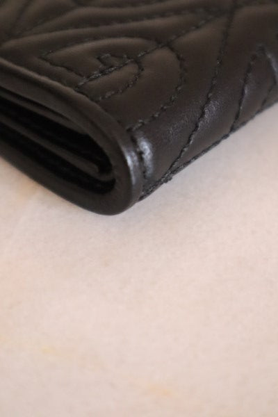 Gucci Black Rhombus Quilted Wallet