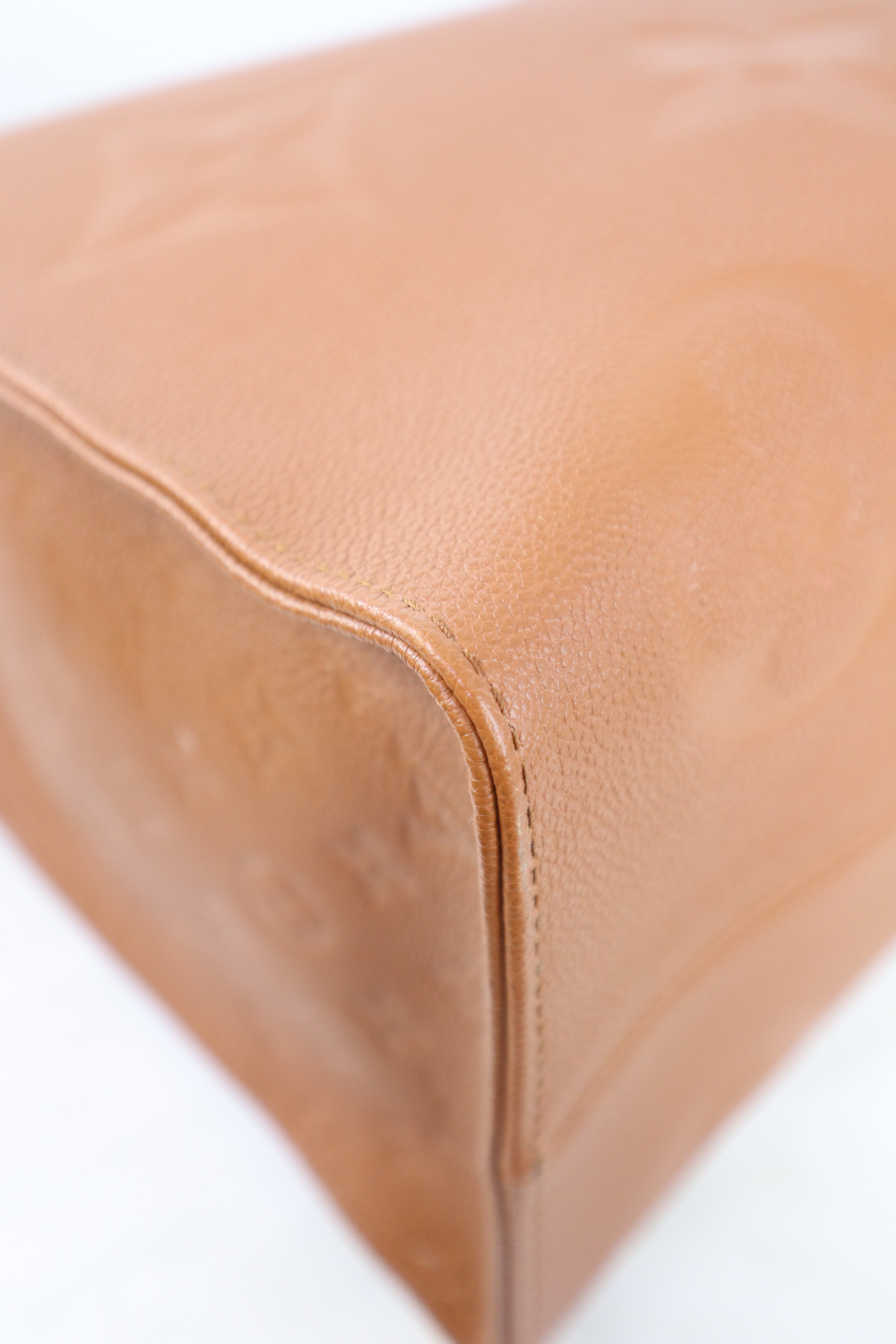 Louis Vuitton Camel Onthego Empreinte GM Bag