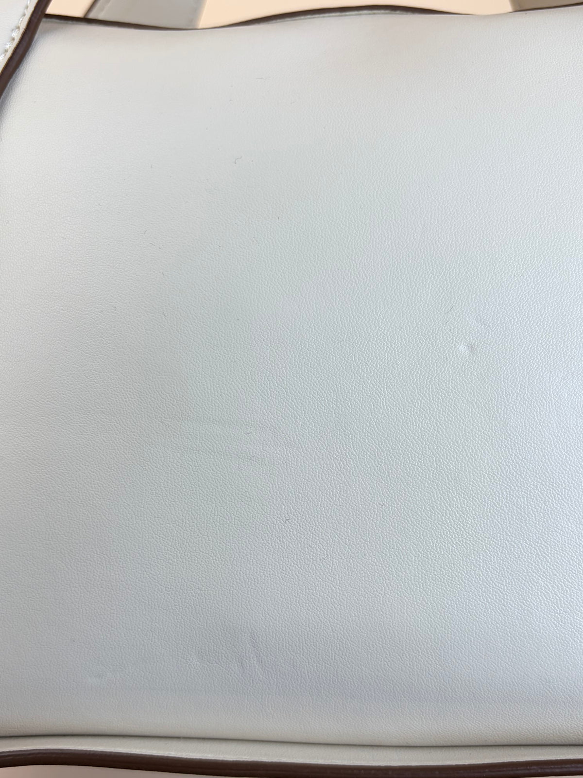 Stella Mccartney off white leather logo cross body