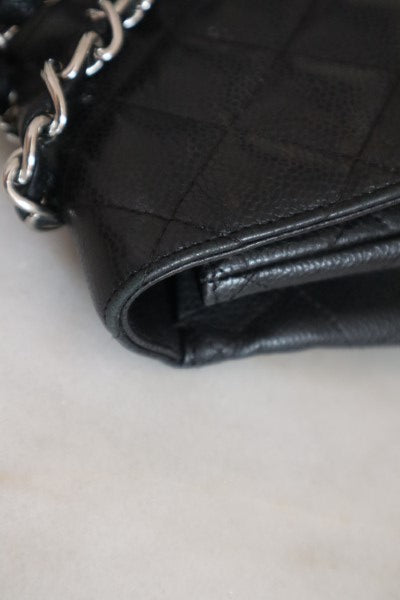 Chanel Black Classic jumbo Single Flap Bag