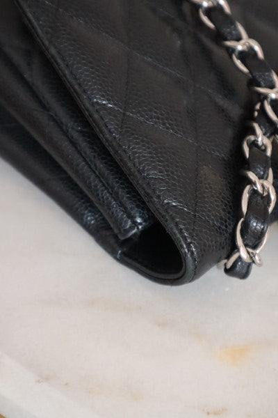 Chanel Black Classic jumbo Single Flap Bag