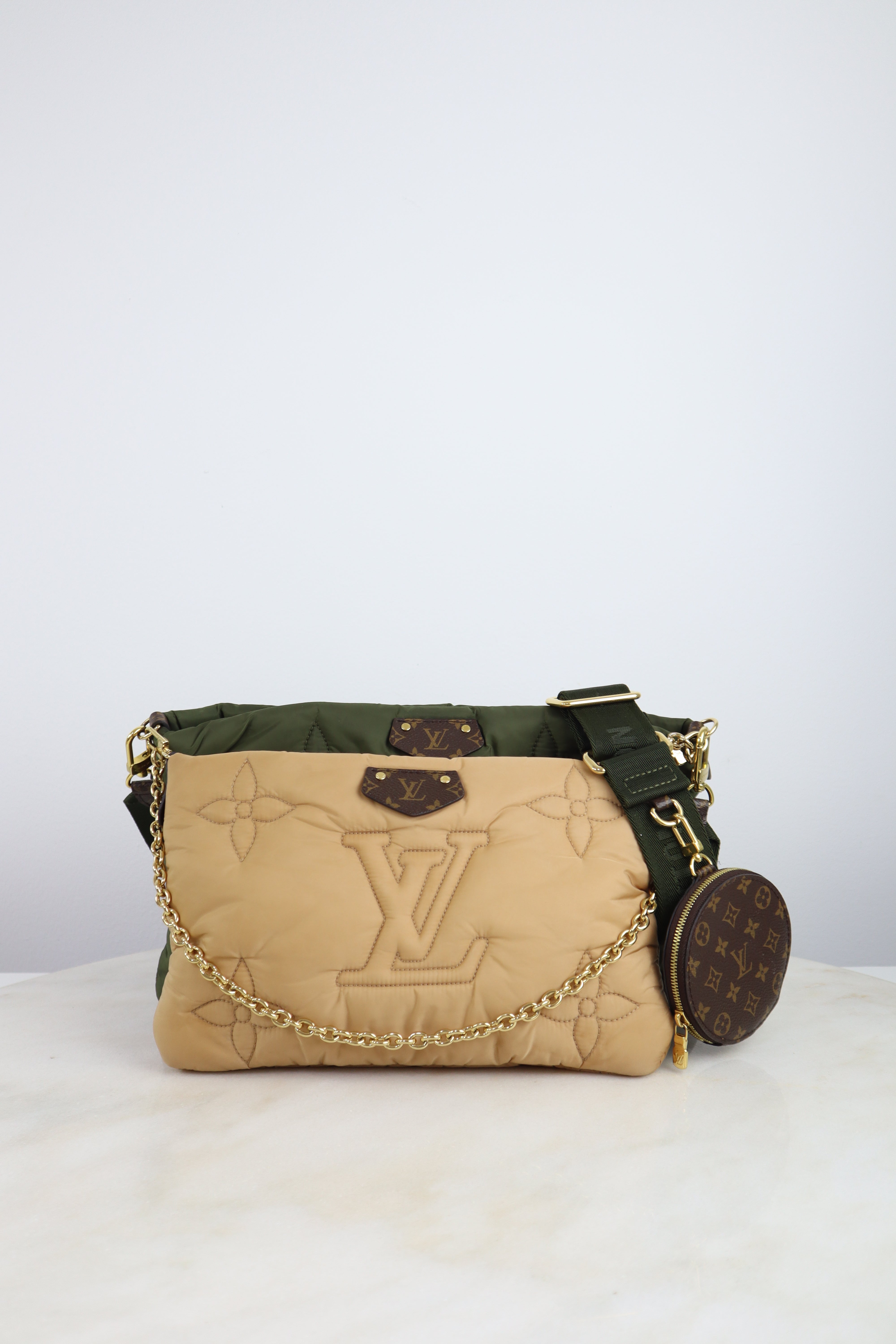 Louis Vuitton Bicolor Econyl Nylon Pillow Maxi Multi Pochette