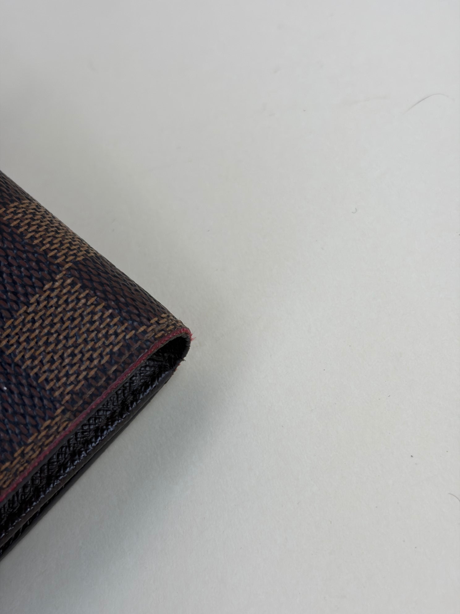 Louis Vuitton Brown Elise damper Ebene small wallet