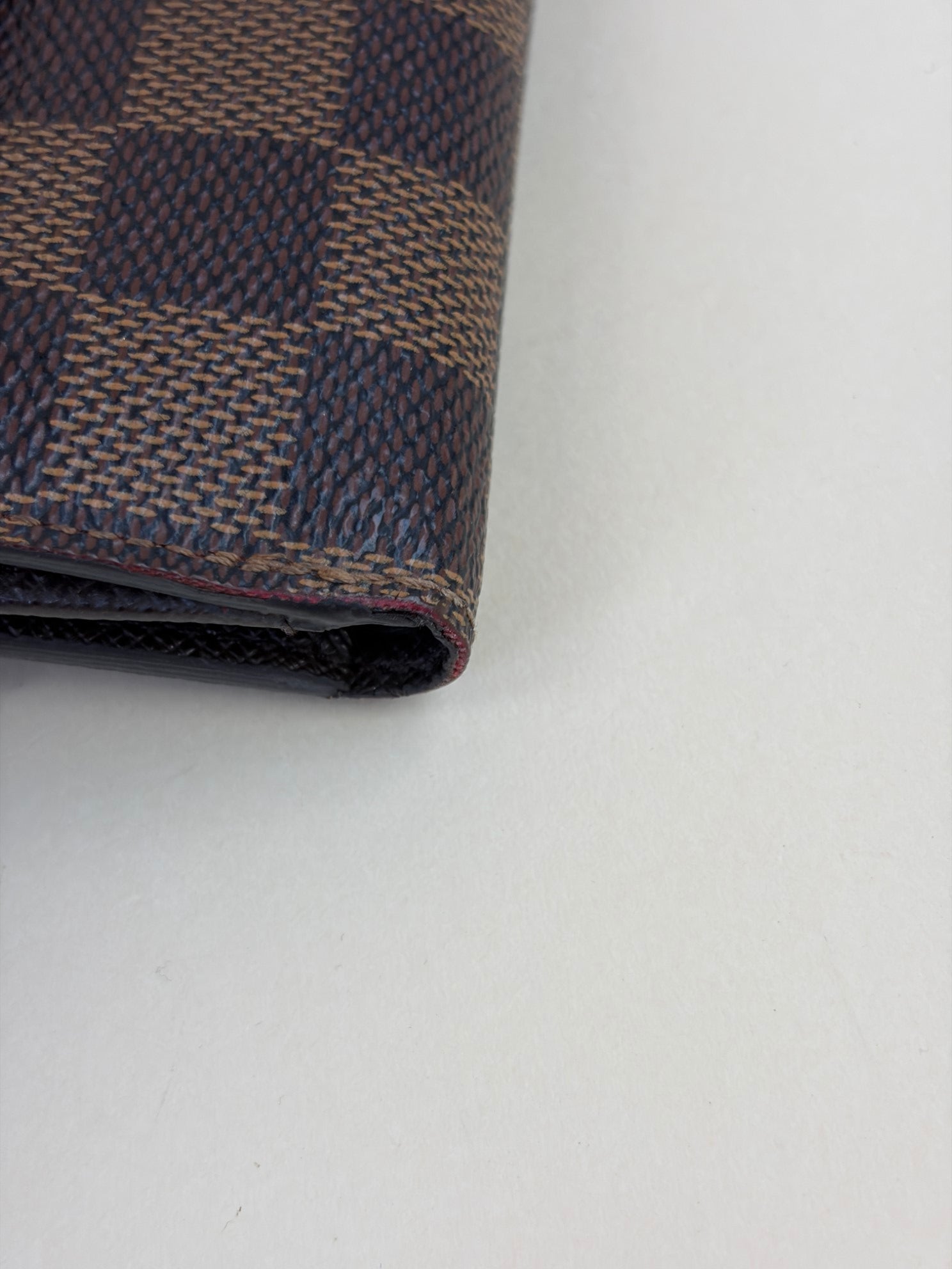 Louis Vuitton Brown Elise damper Ebene small wallet