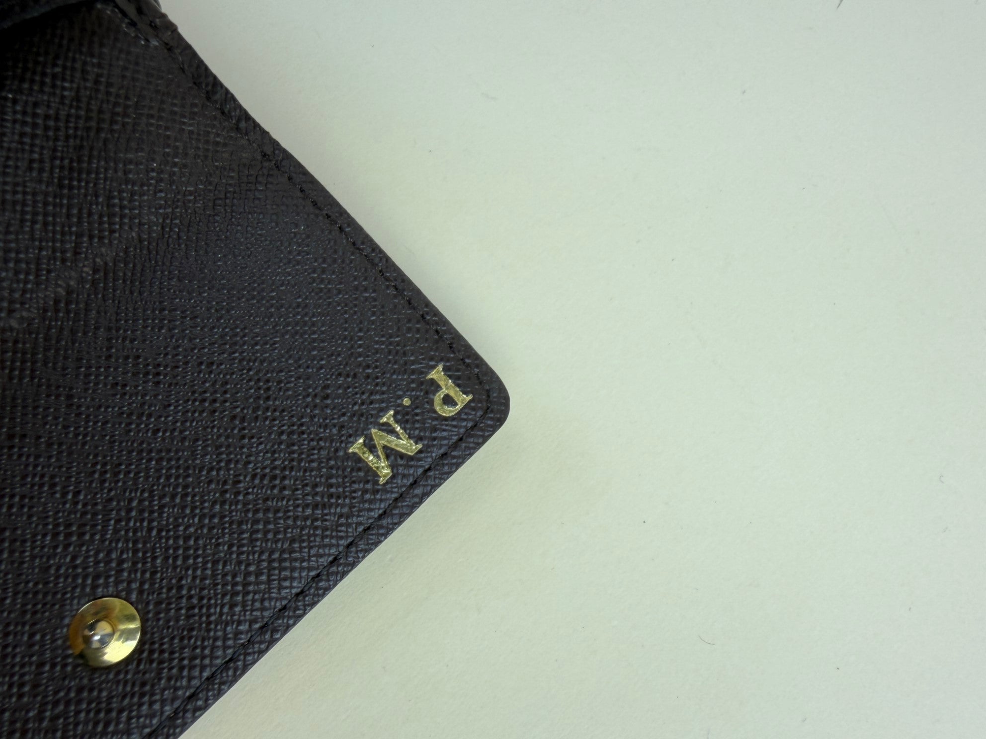 Louis Vuitton Brown Elise damper Ebene small wallet
