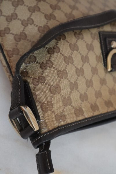 Gucci Brown GG Abbey D-Ring Crossbody Bag