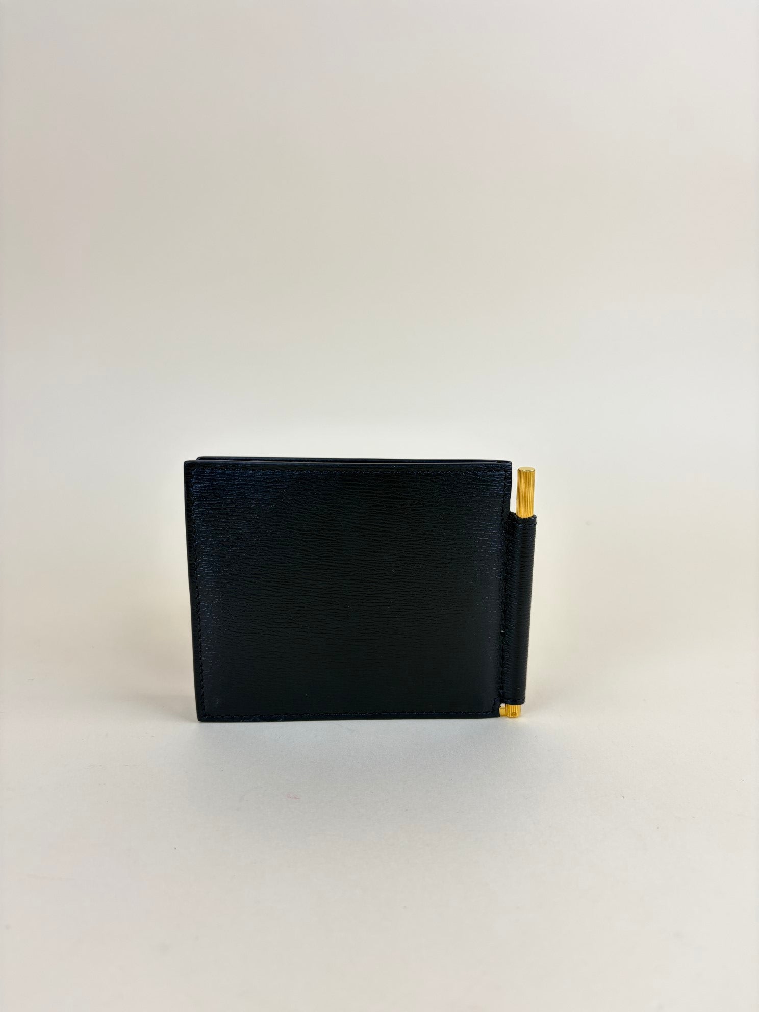 Tom Ford Black Small Money Clip Wallet