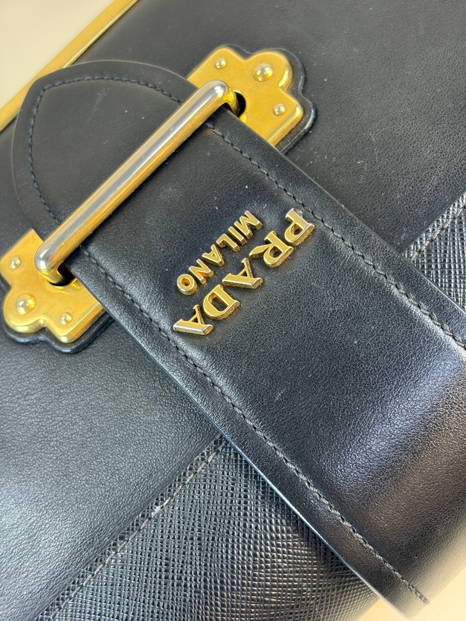 Prada Black City Cahier Bag