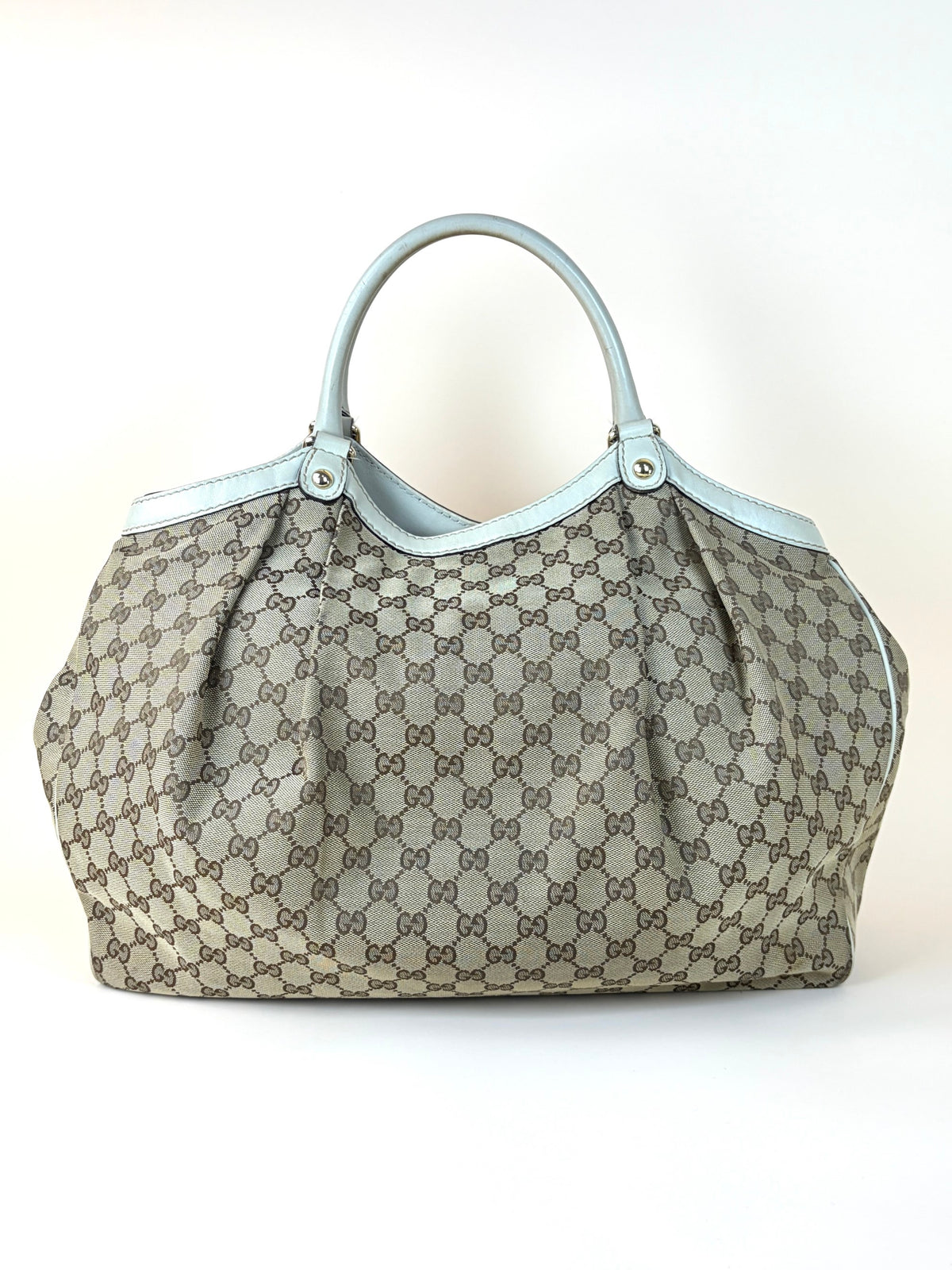 Gucci beige gg canvas large Sukey tote bag
