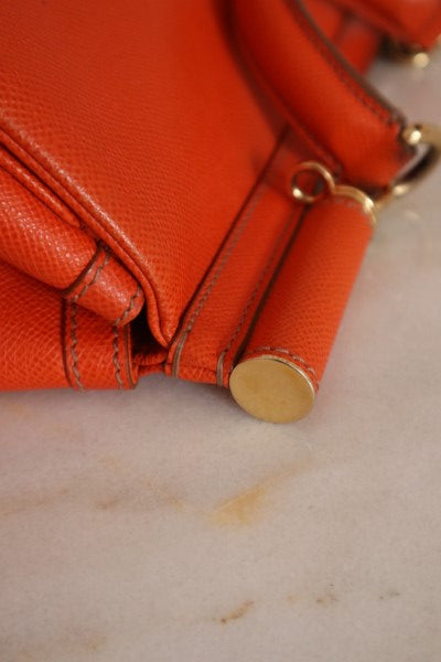 Dolce & Gabbana Orange Sicily Large Bag