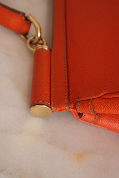 Dolce & Gabbana Orange Sicily Large Bag