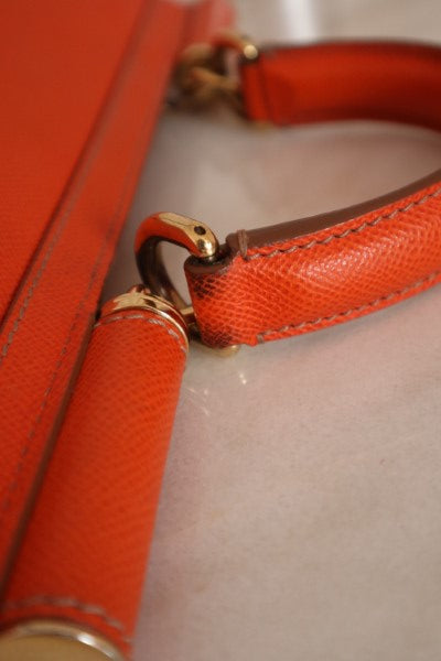 Dolce & Gabbana Orange Sicily Large Bag