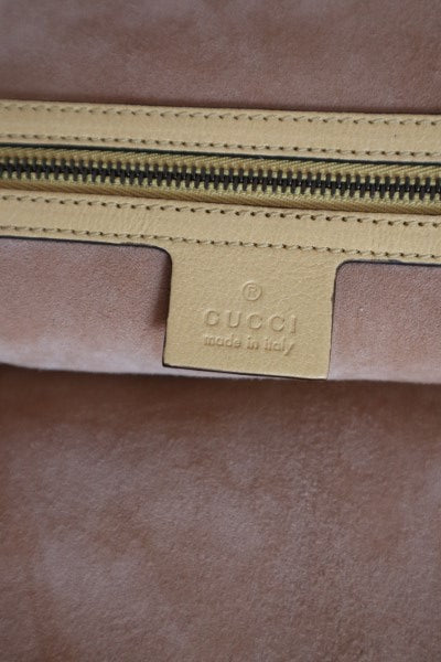 Gucci Yellow Python Rebella Large Bag