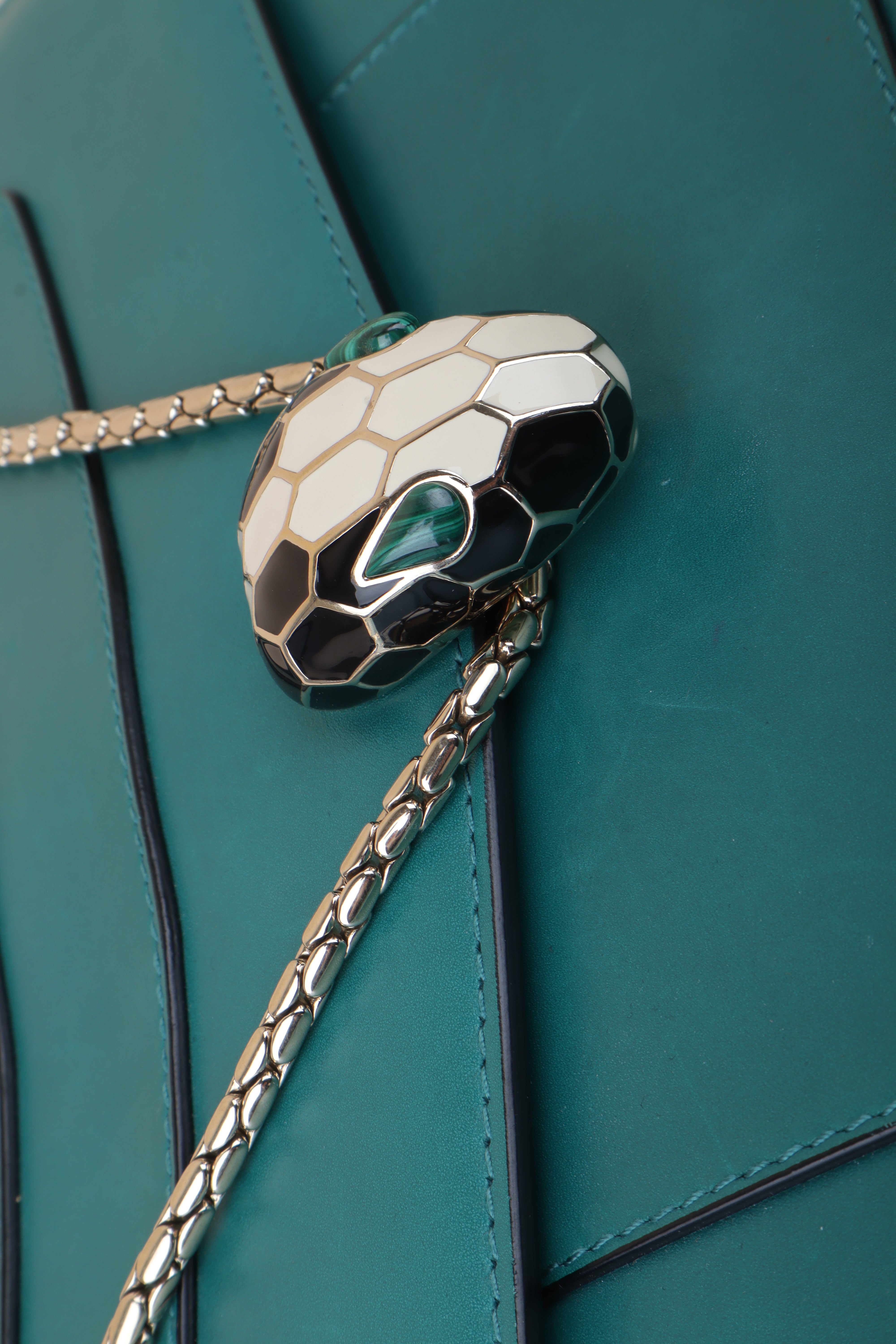 Bvlgari Green Serpenti Forever Bag