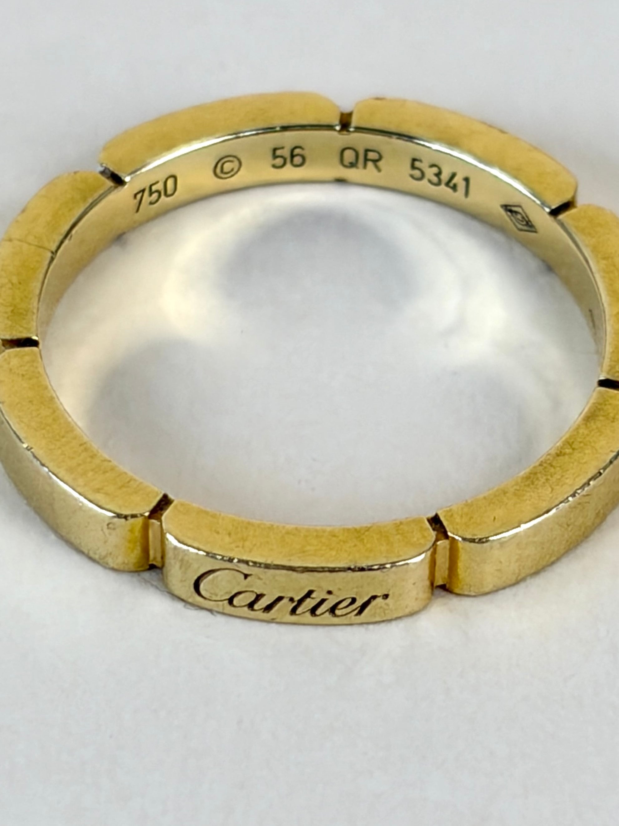 Cartier Moillon panther 18Kyellow Gold wedding band