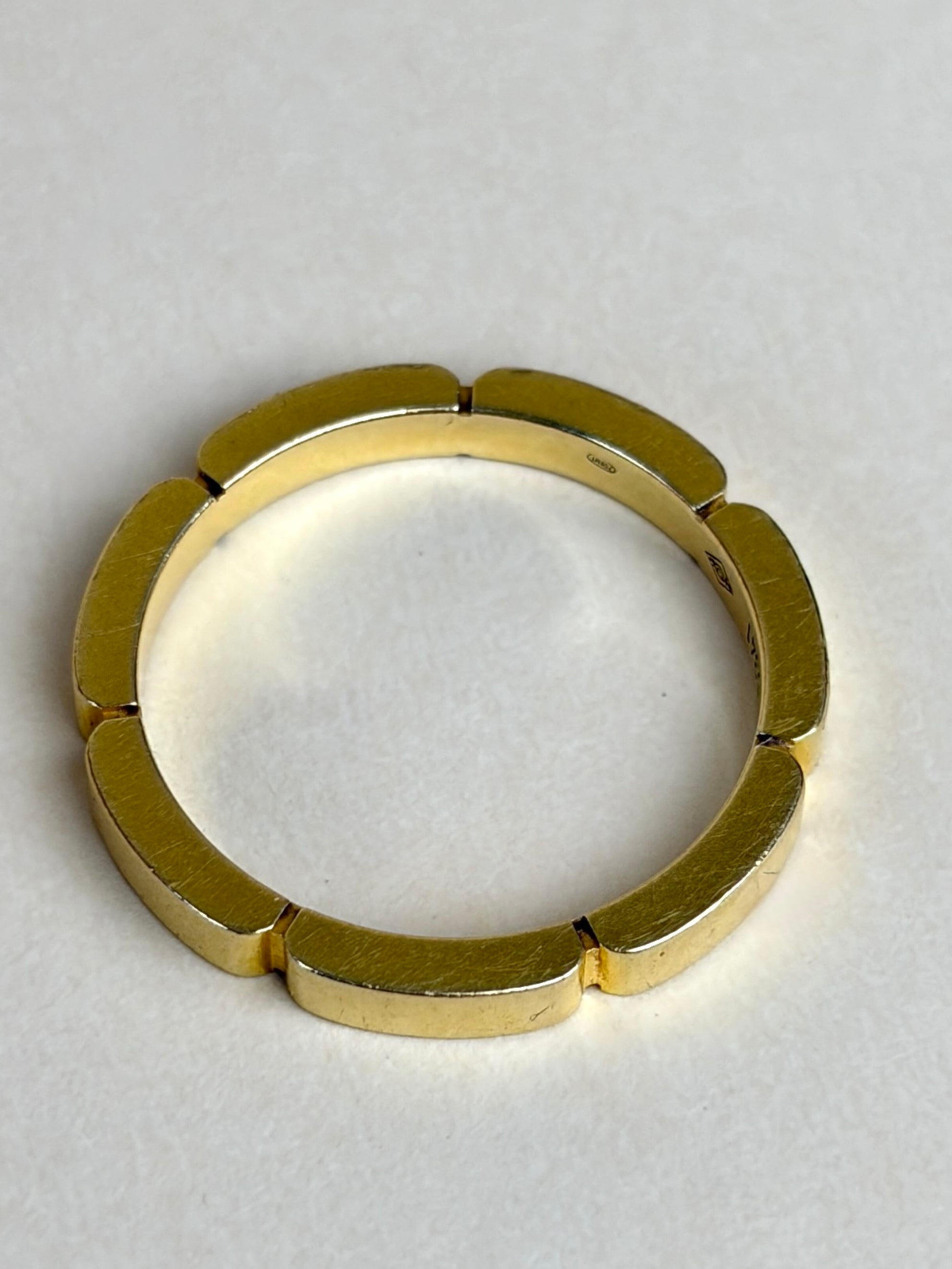 Cartier Moillon panther 18Kyellow Gold wedding band