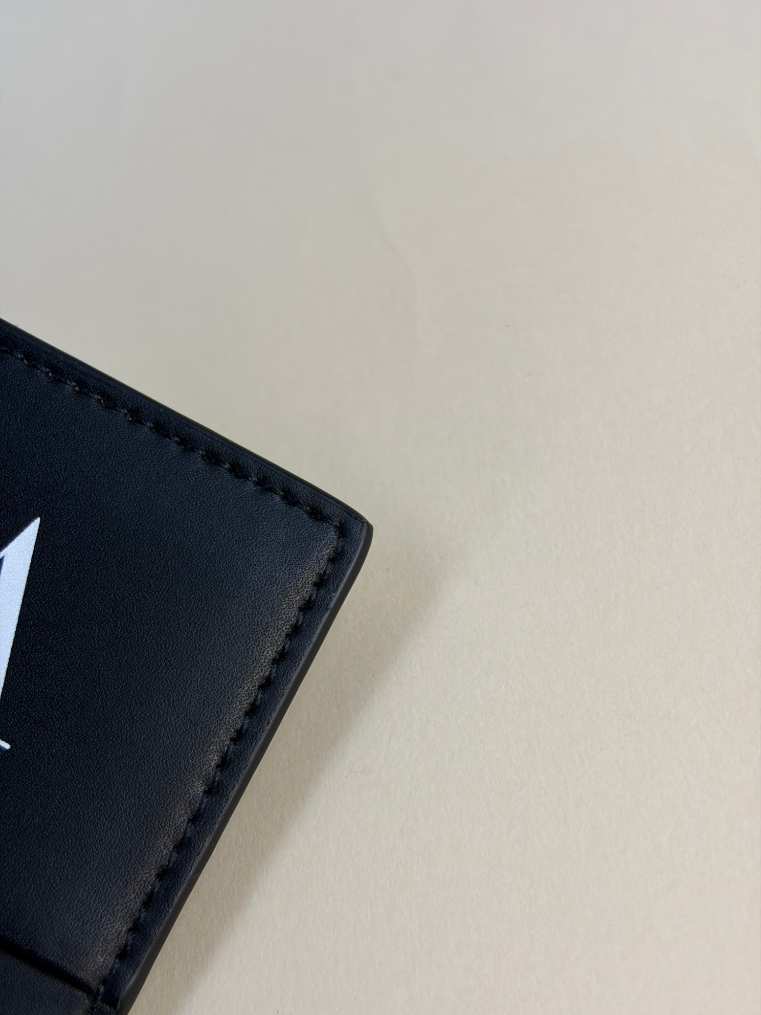 Valentino Black VLTN Logo Card Holder