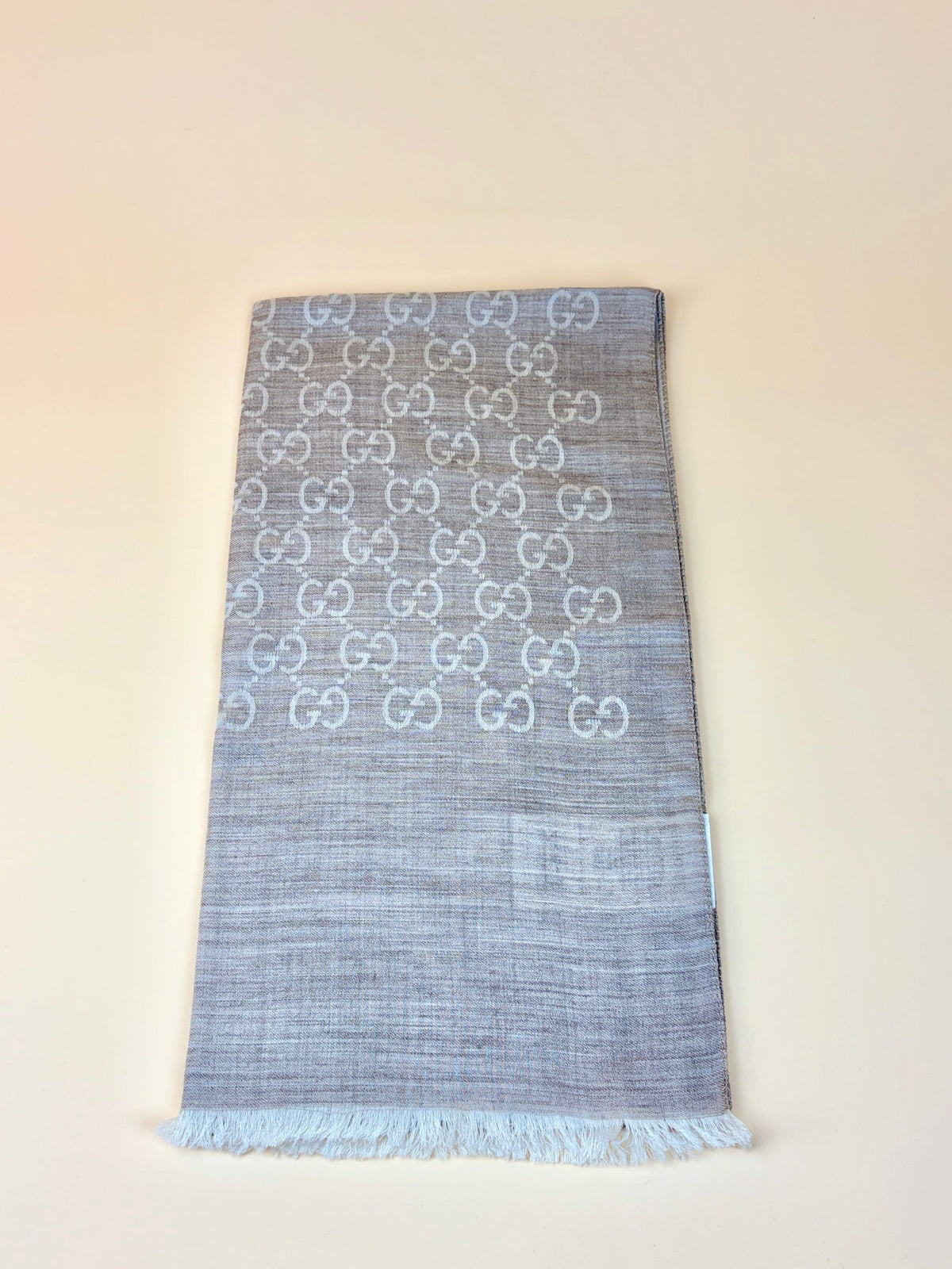 Gucci beige GG wool Scarf