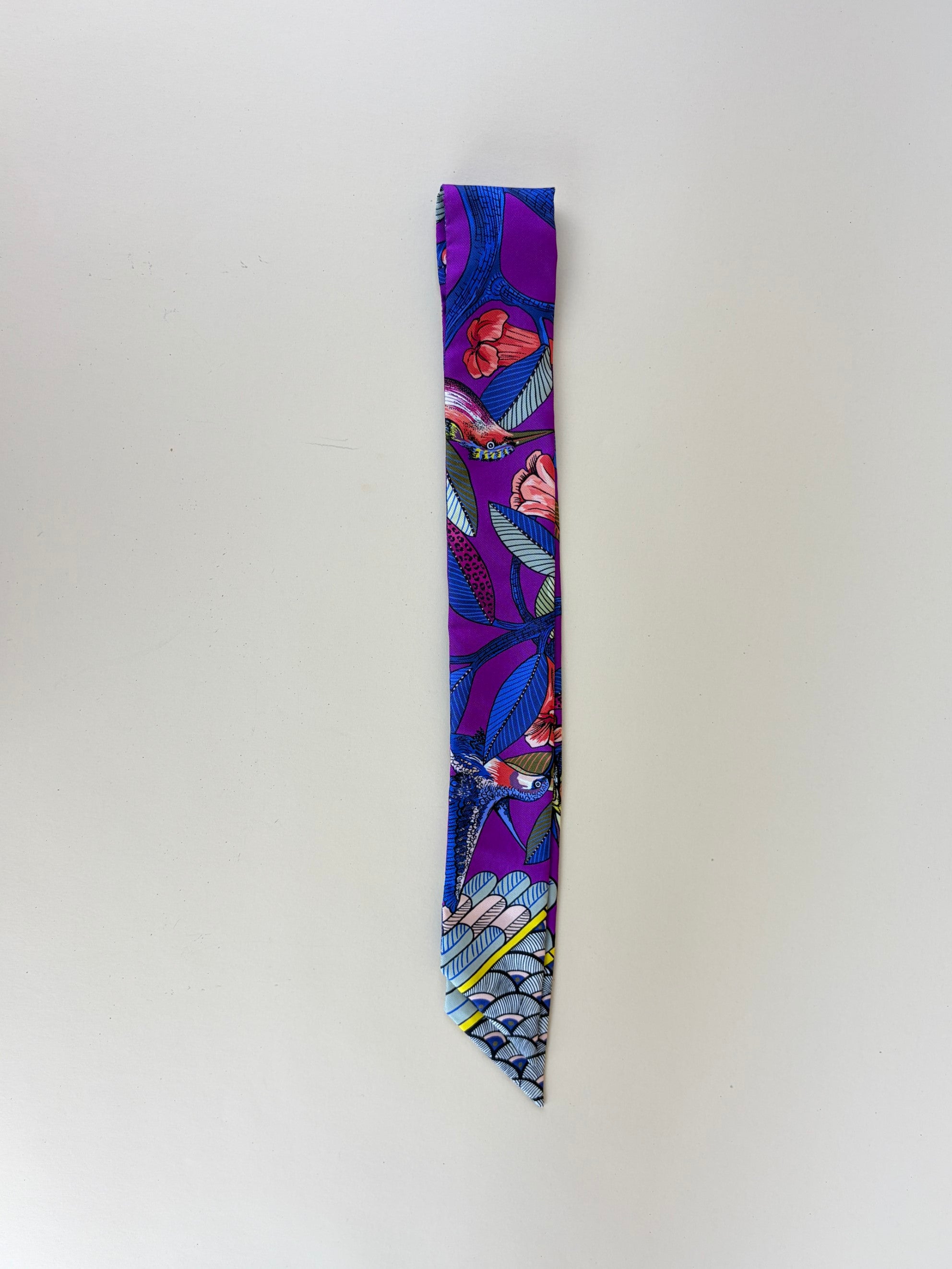 Hermes Tree of Song Silk Twilly