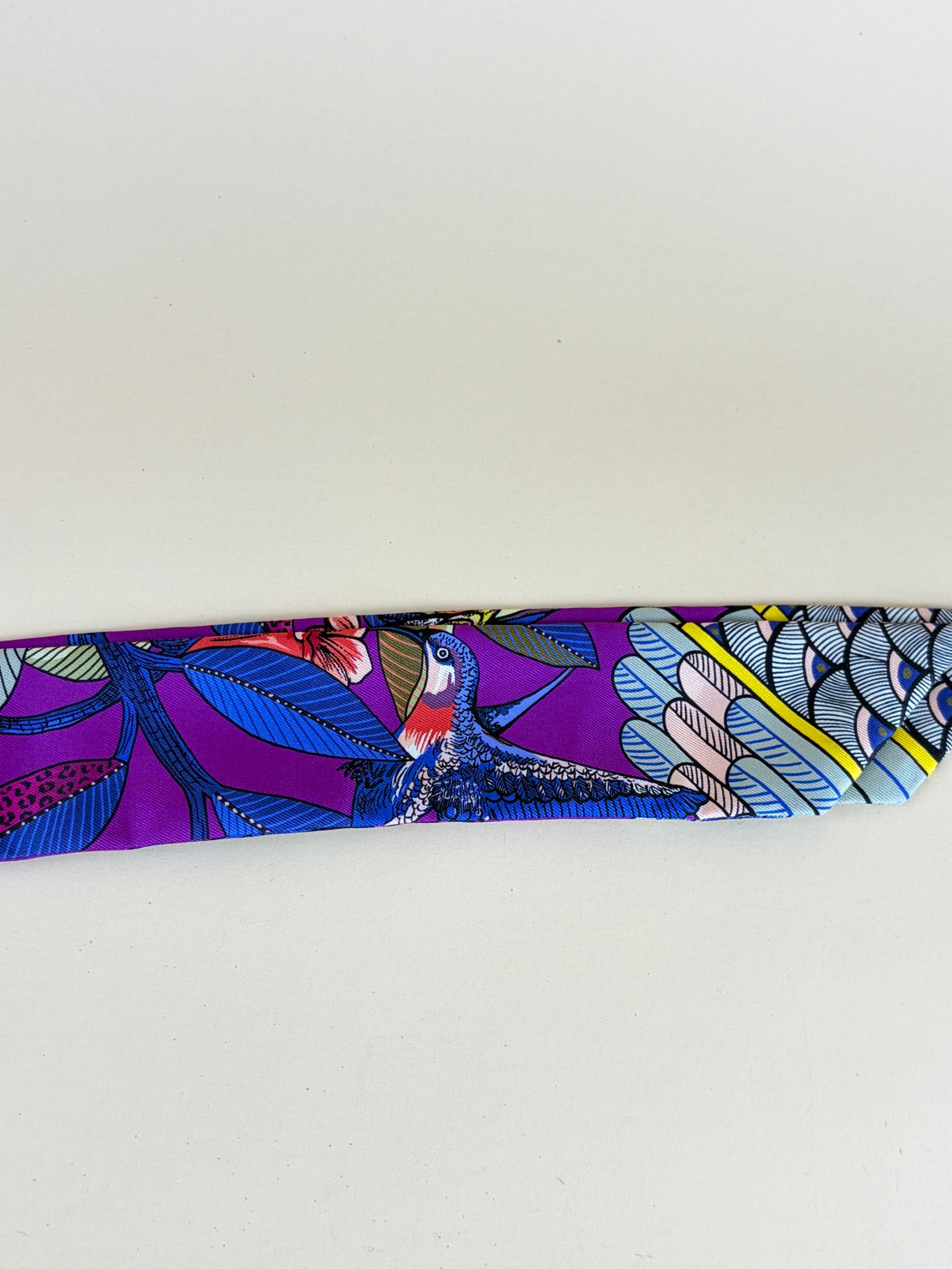 Hermes Tree of Song Silk Twilly