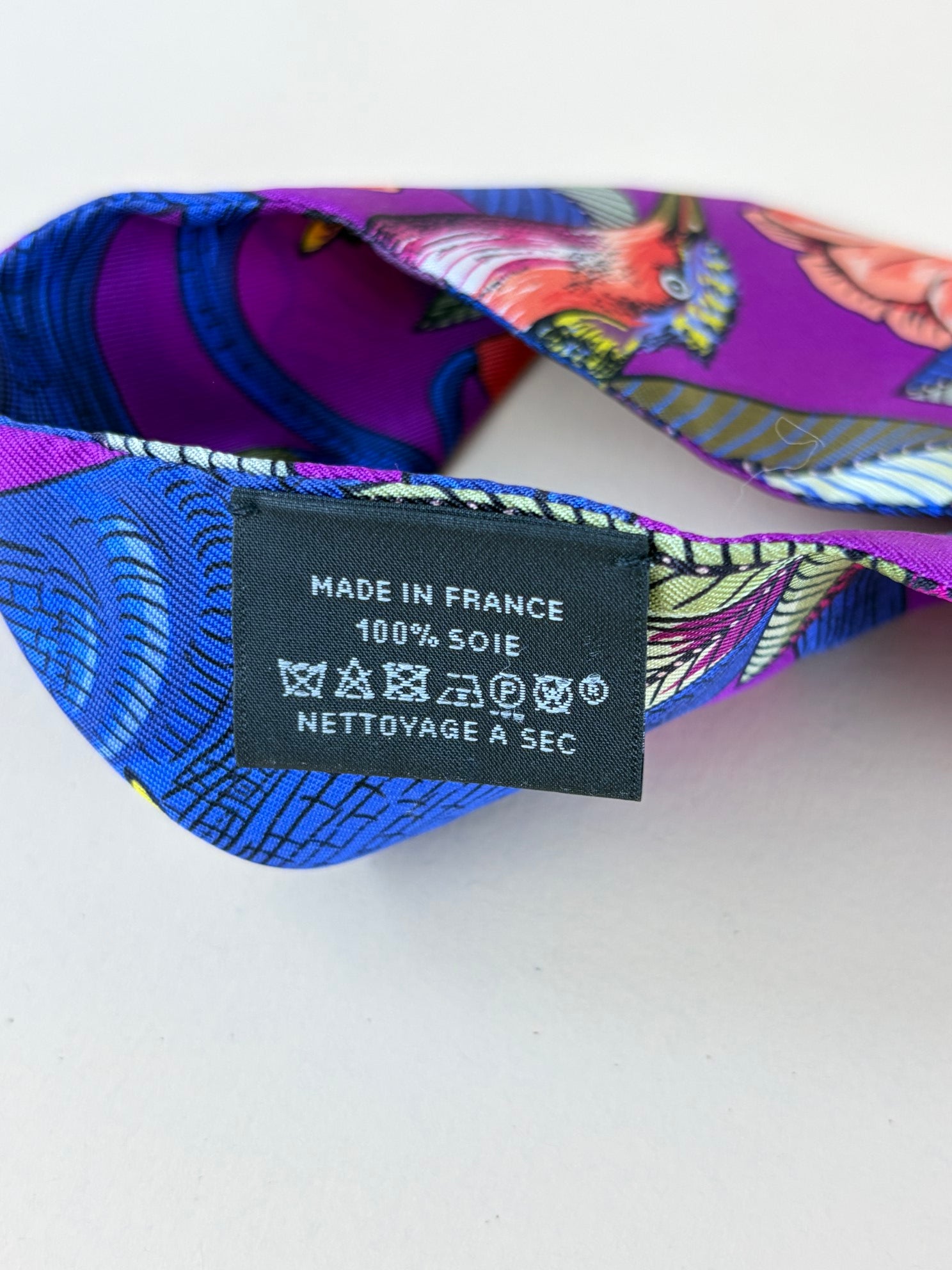 Hermes Tree of Song Silk Twilly