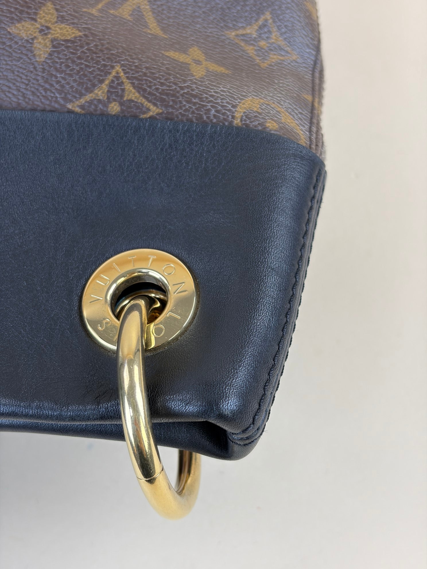 Louis Vuitton Monogram Black Tuileries Hobo Bag