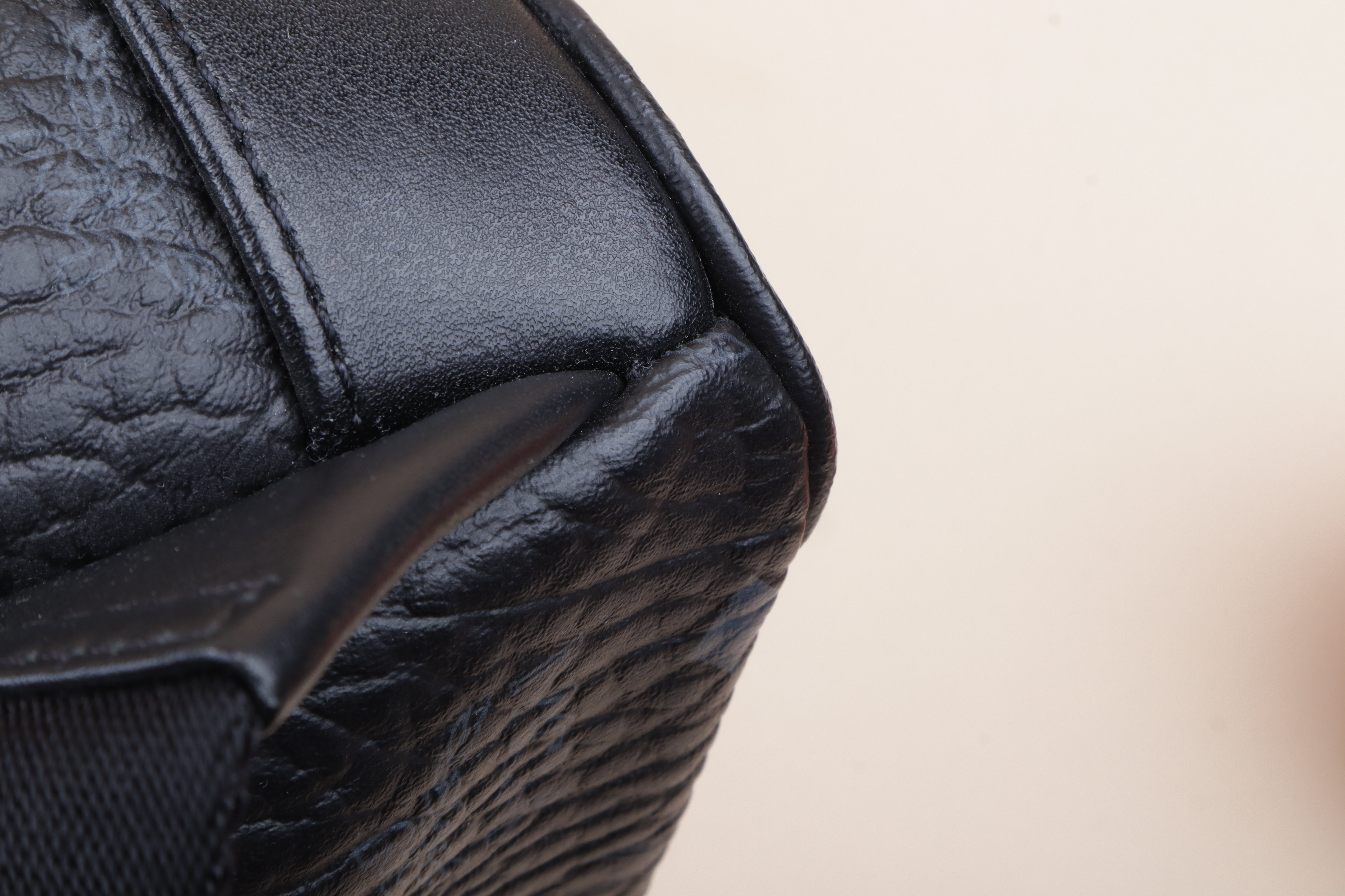 MCM Plack and gray Side Backpack Bag