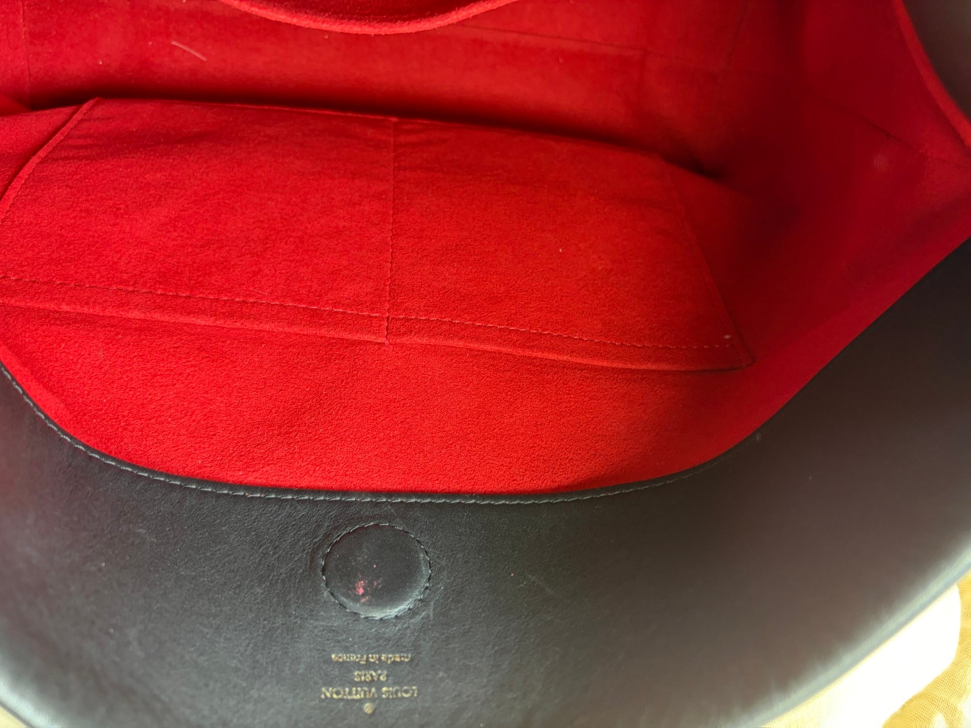 Louis Vuitton Monogram Black Tuileries Hobo Bag